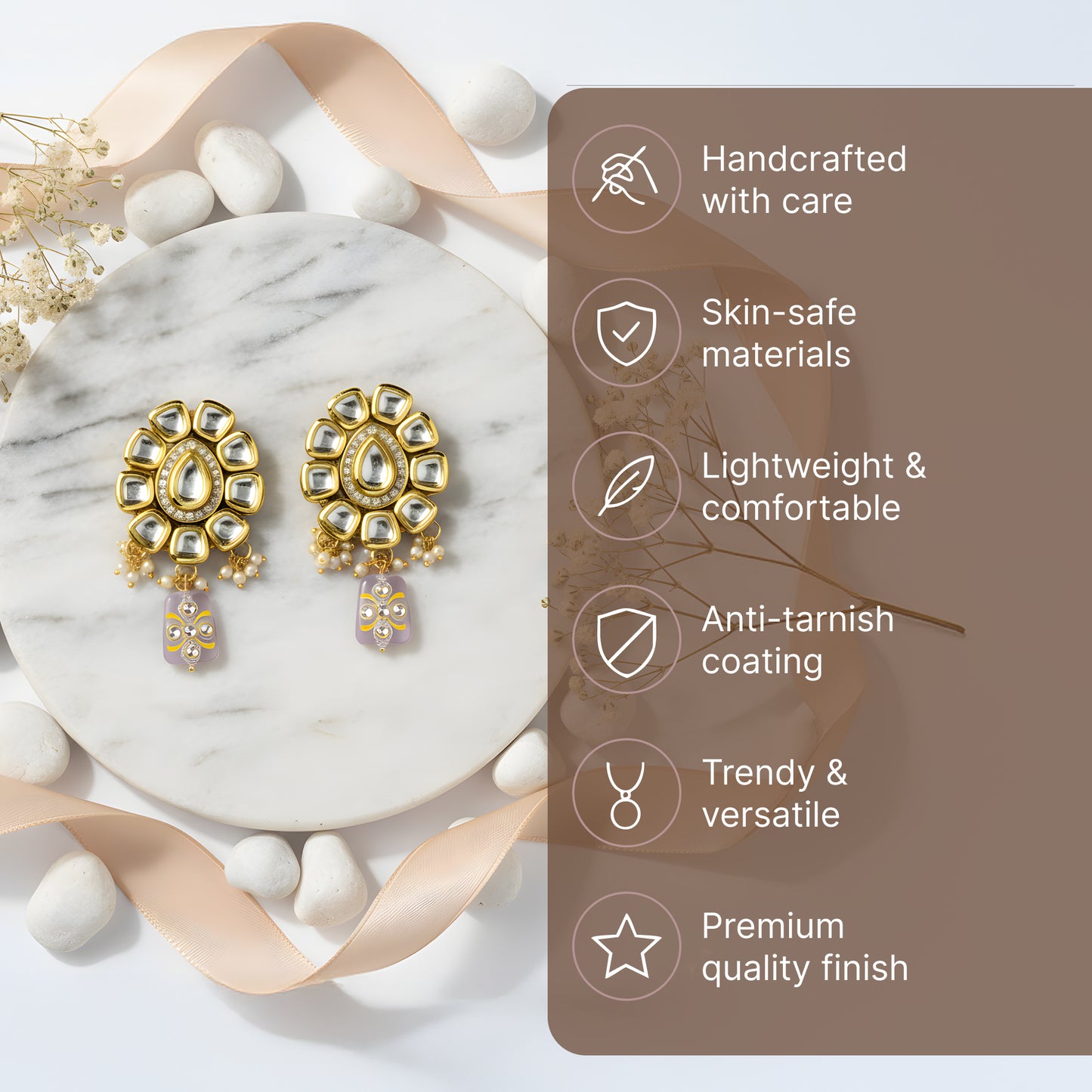 Yellow Chimes necklace set - festive wear accessory