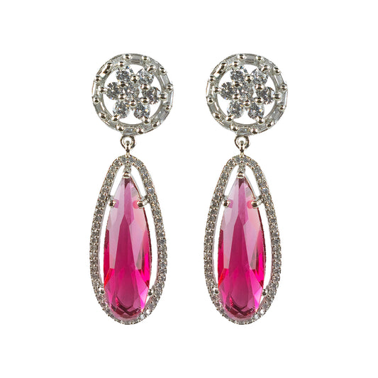 Yellow Chimes round stud earrings - elegant fashion statement