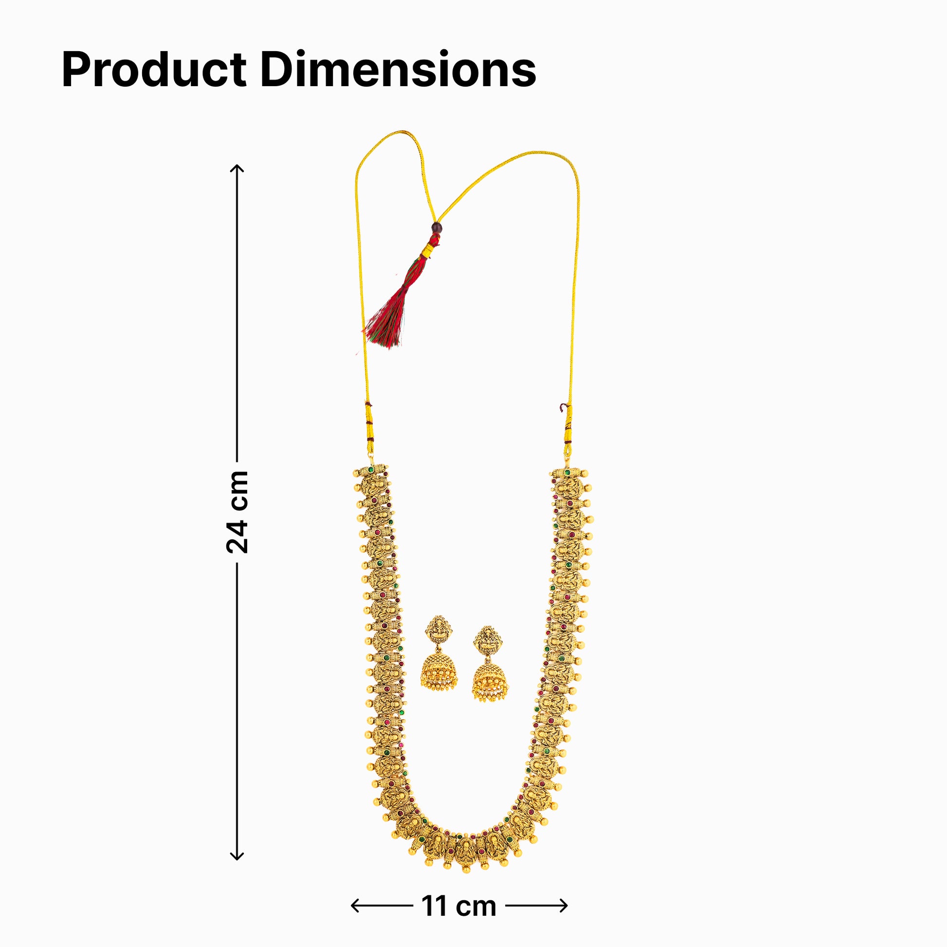 Yellow Chimes bridal jewellery - stylish ethnic outfit