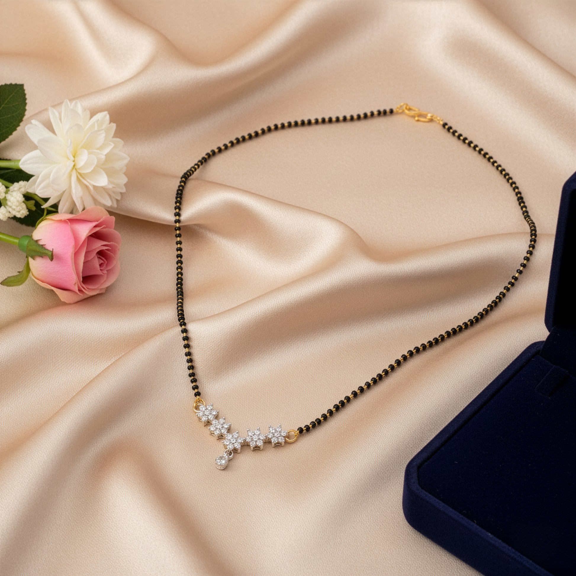 Yellow Chimes Gold Plated Mangalsutra - Elegant daily wear
