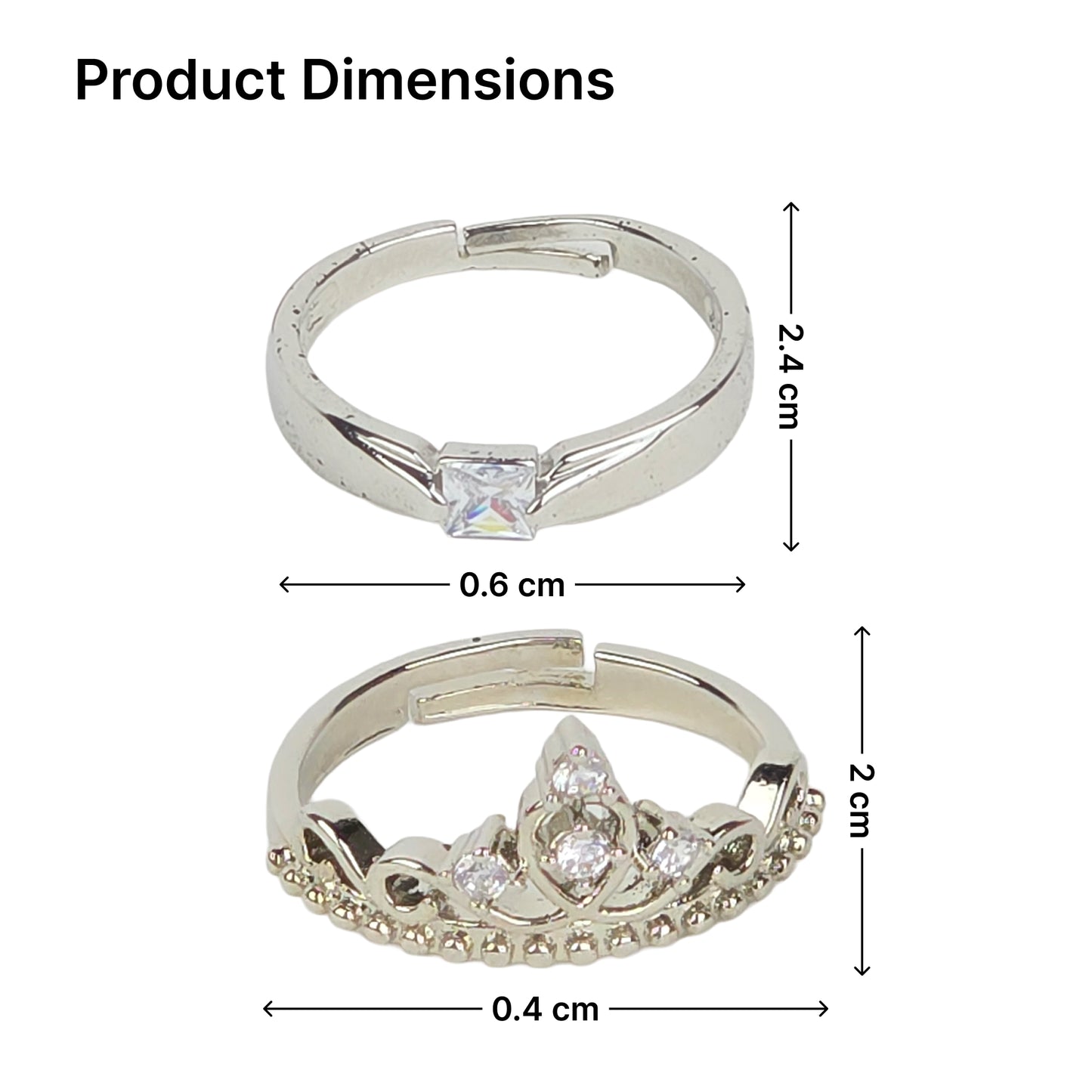 Yellow Chimes lightweight couple rings - daily wear