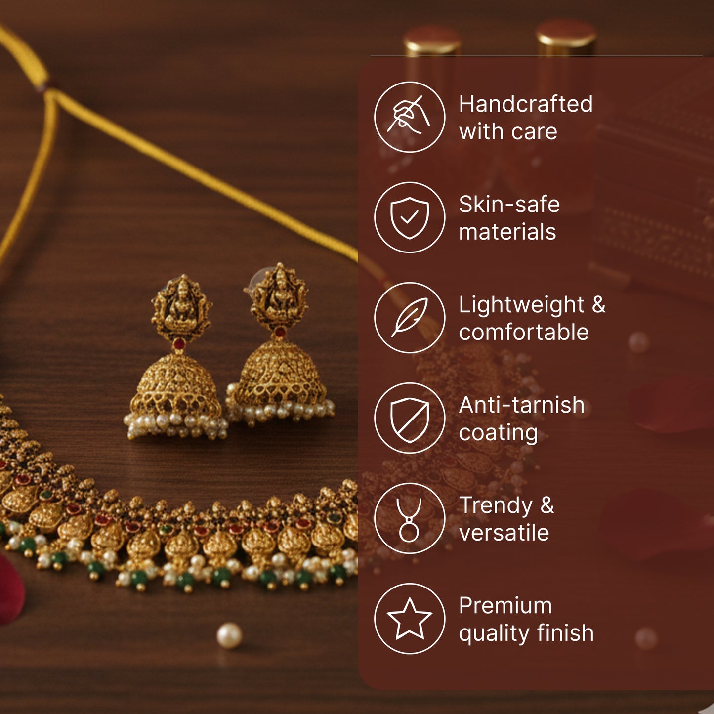 Yellow Chimes Imitation Jhumka Earrings - Cultural celebrations accessory