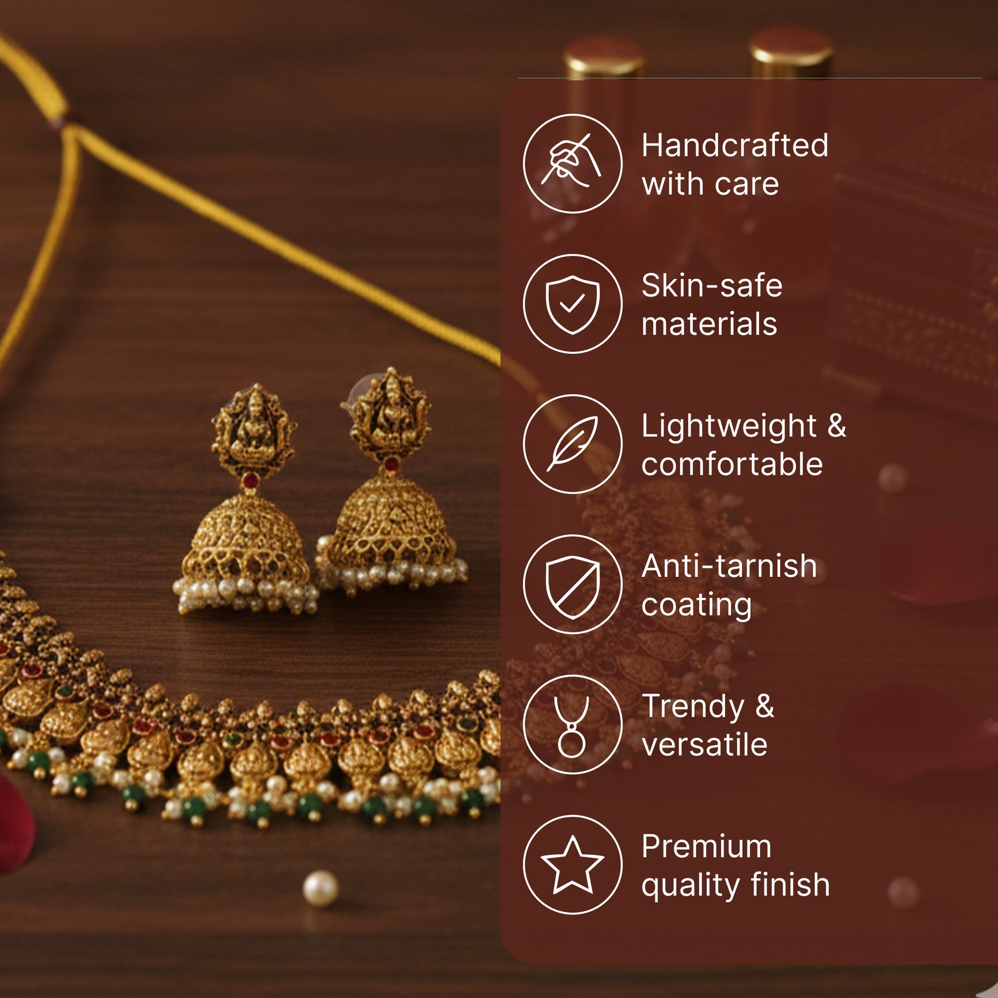 Yellow Chimes Imitation Jhumka Earrings - Cultural celebrations accessory