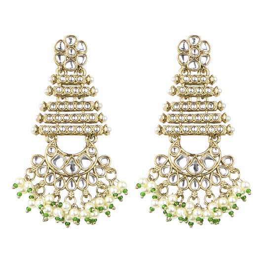 Yellow Chimes fashionable earrings - ethnic style complement
