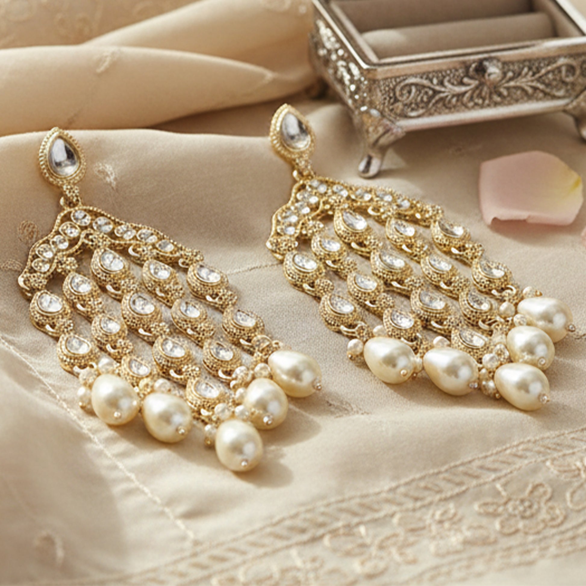 Yellow Chimes Tassel Drop Earrings - Festive look for celebrations