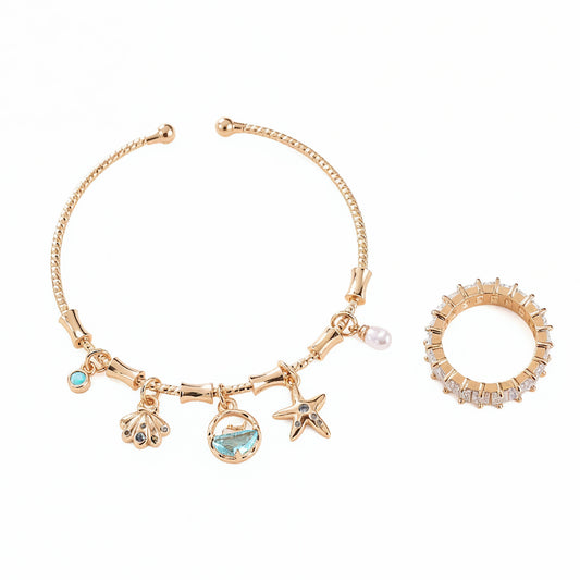 Yellow Chimes gold plated bangles - stylish accessory