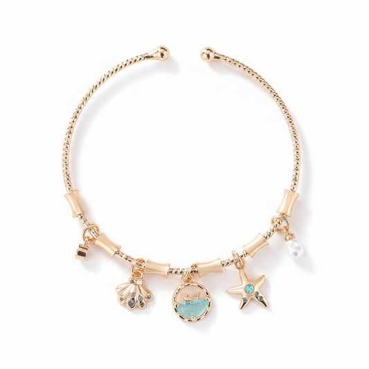 Yellow Chimes gold charm bracelet - modern women's fashion