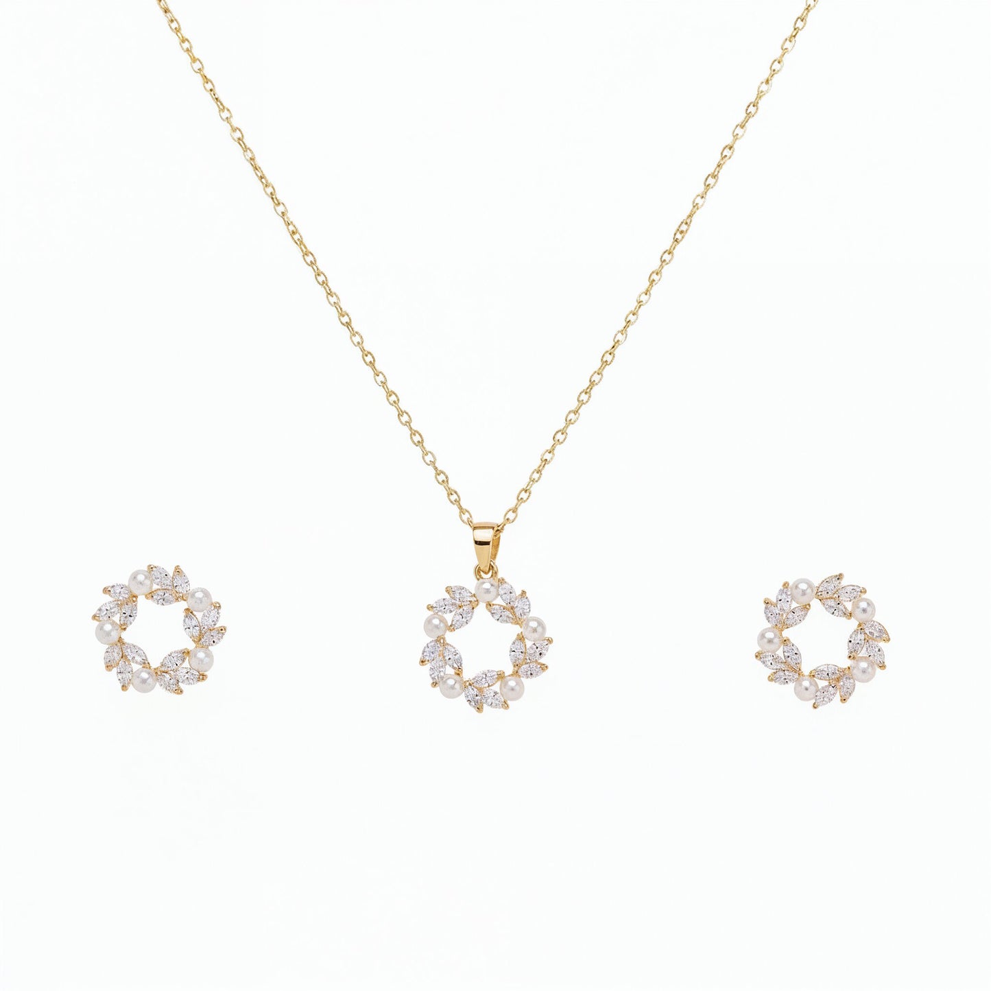 Yellow Chimes elegant jewellery set - ideal for celebrations