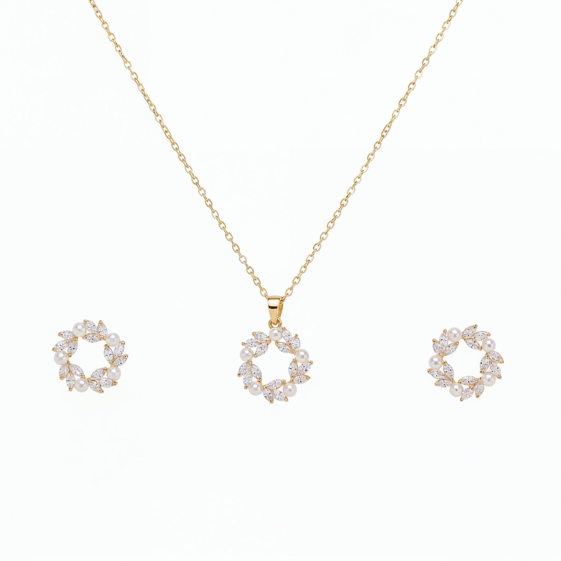 Yellow Chimes elegant jewellery set - ideal for celebrations