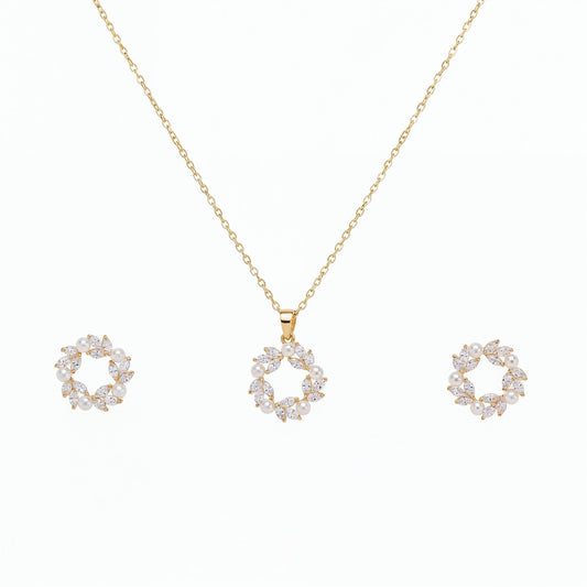 Yellow Chimes elegant jewellery set - ideal for celebrations