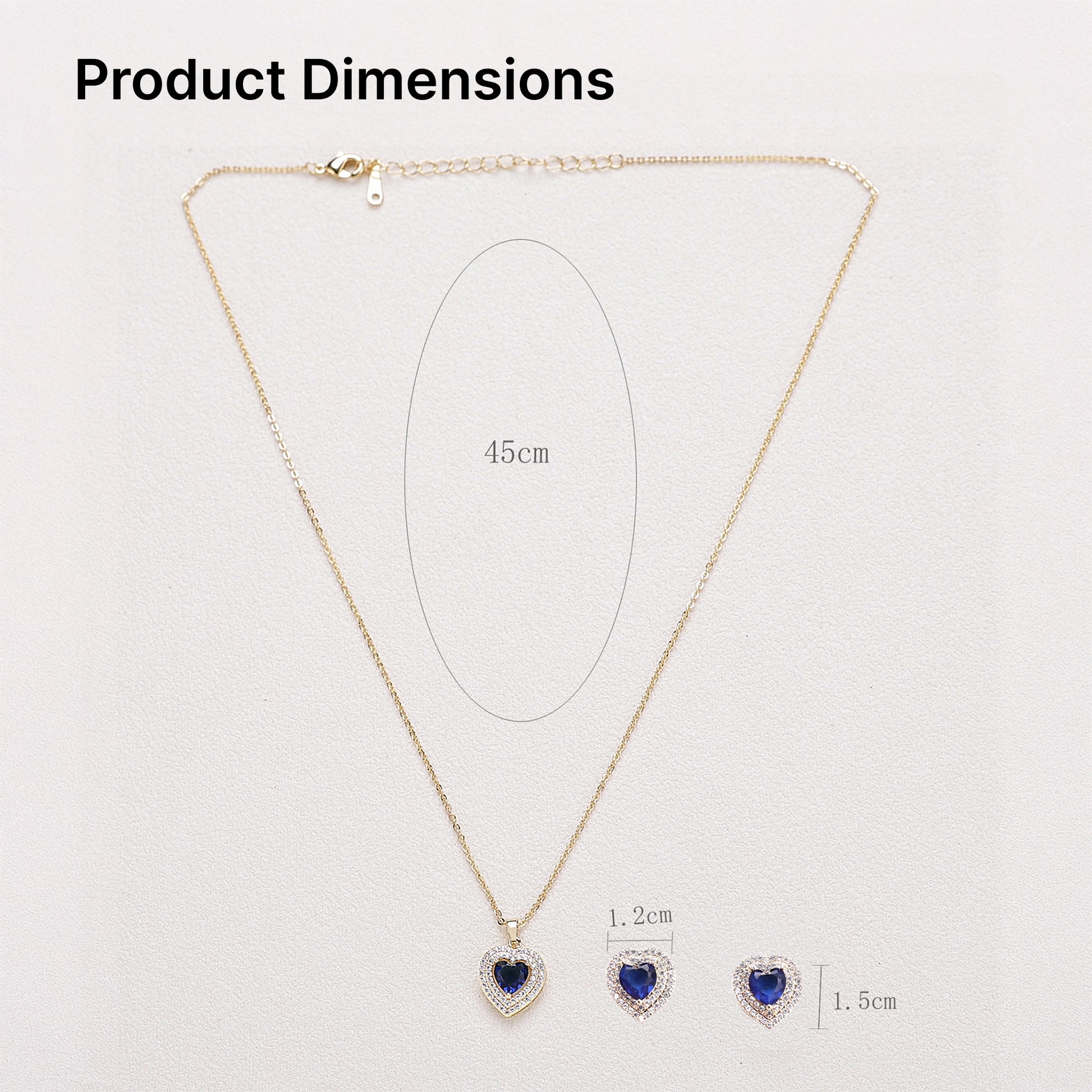 Yellow Chimes teardrop blue stone pendant - stylish accessory