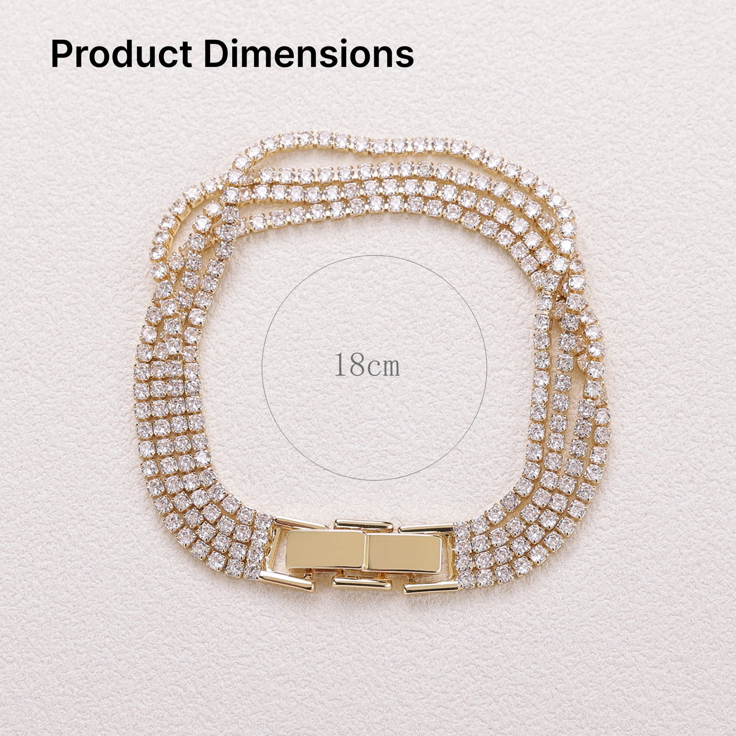 Yellow Chimes gold bracelet - perfect gift for women