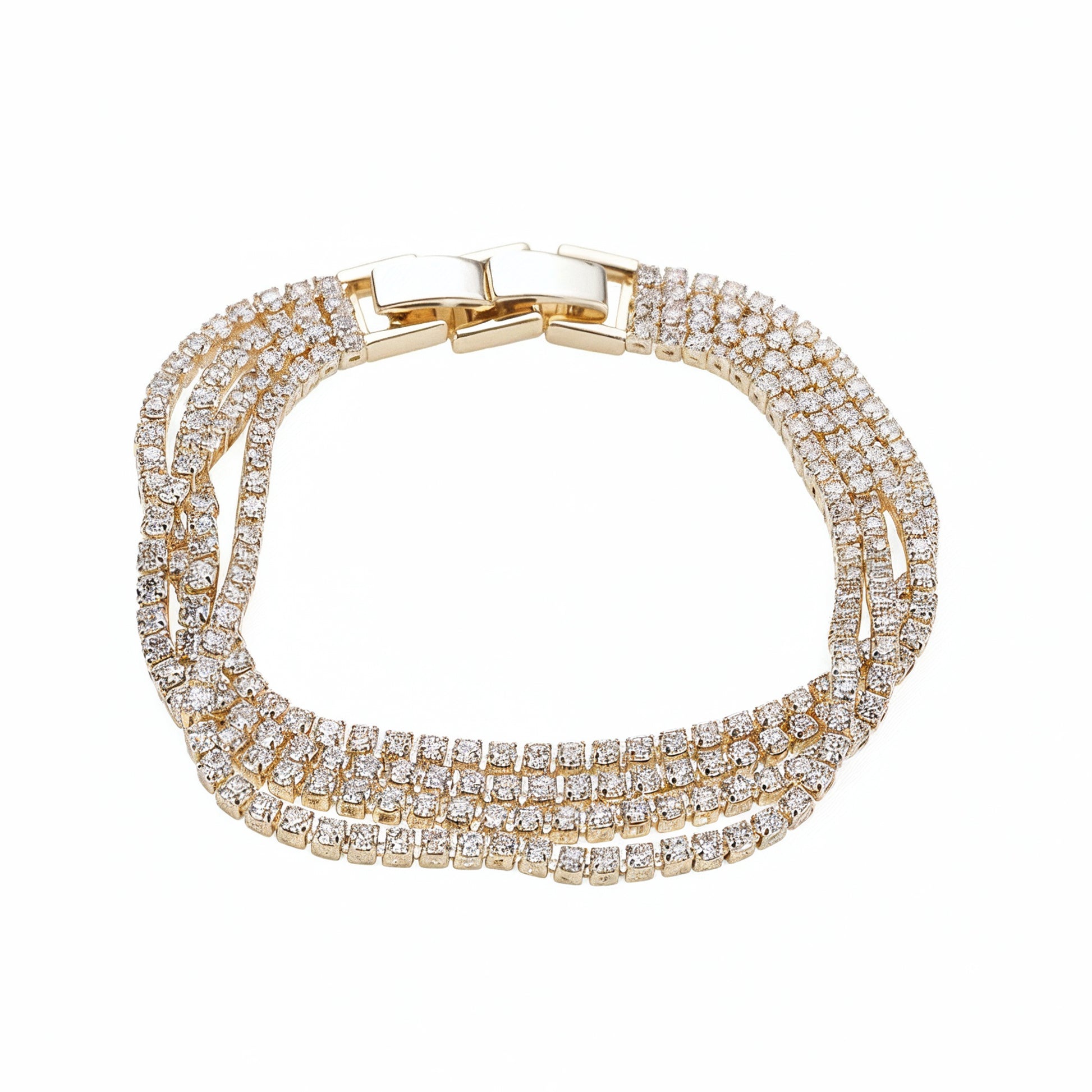 Yellow Chimes fashion jewellery bracelet - trendy gold accessory