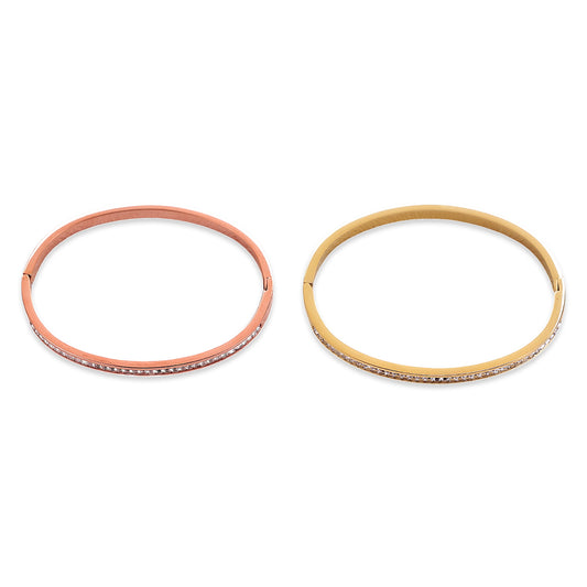 Yellow Chimes cubic zirconia bracelets - casual day accessorizing