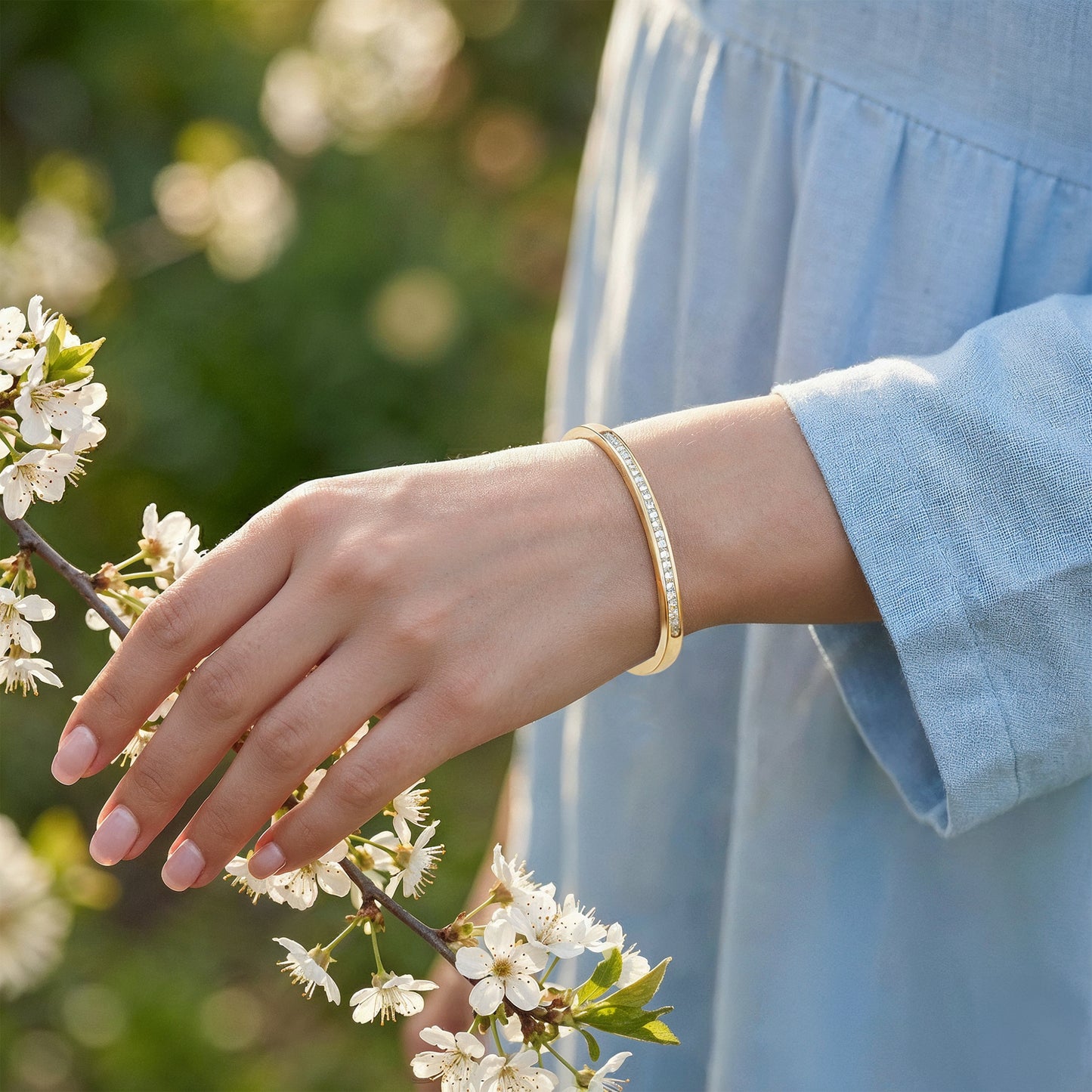 Yellow Chimes minimal bracelet - everyday elegance