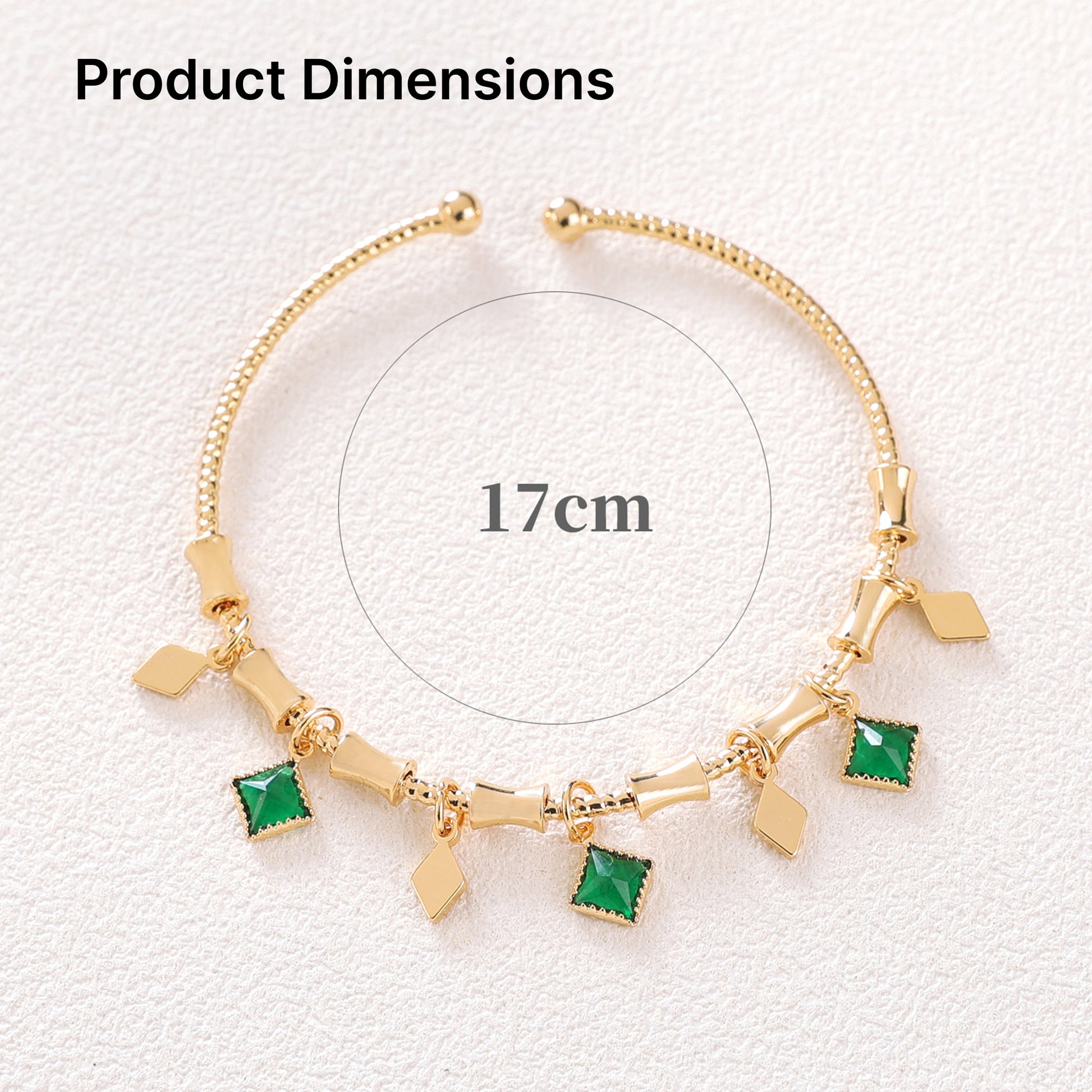Yellow Chimes Gold Plated Charm Bracelet - Party Accessory