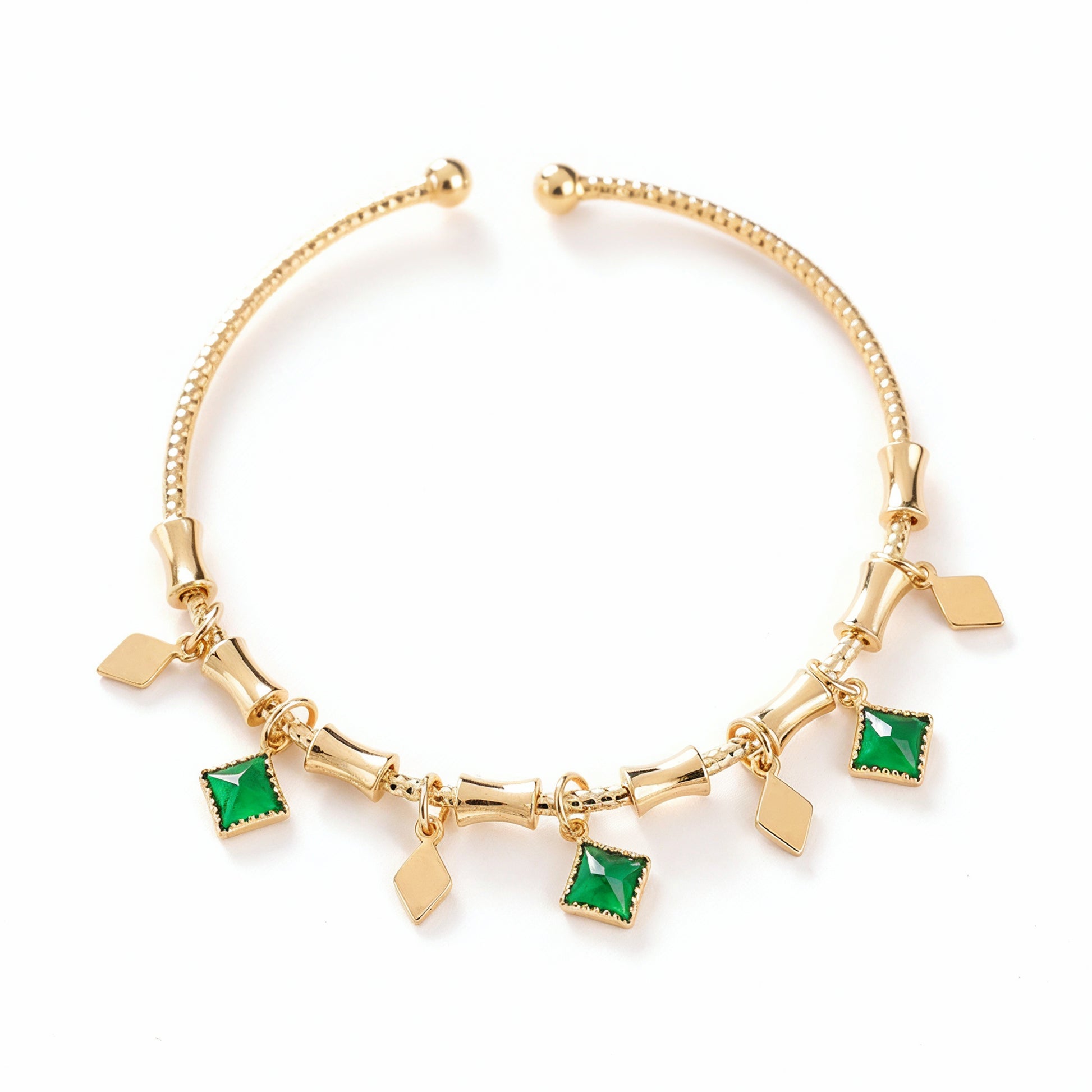 Yellow Chimes Gold Plated Charm Bracelet - Perfect for Gifting