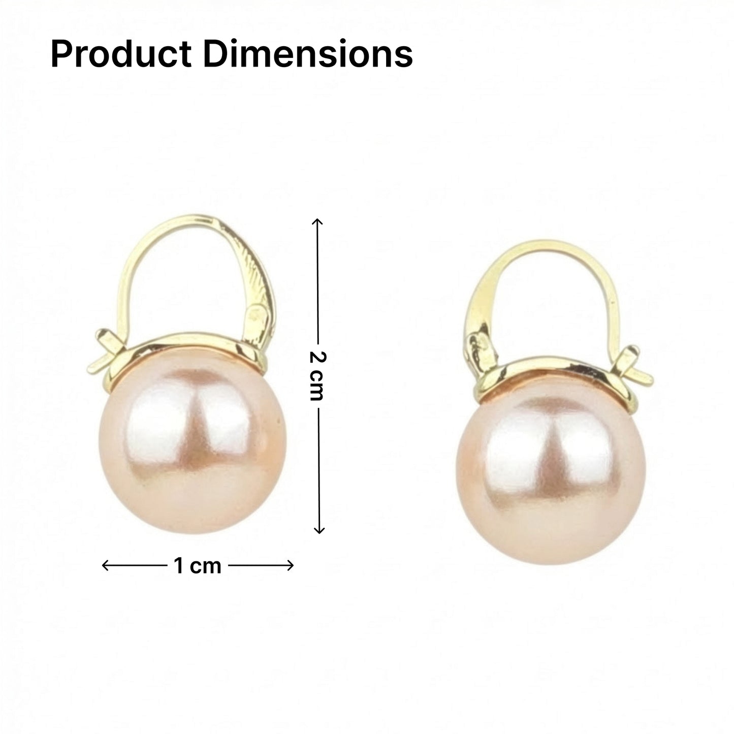 Yellow Chimes daily wear earrings - lightweight comfort