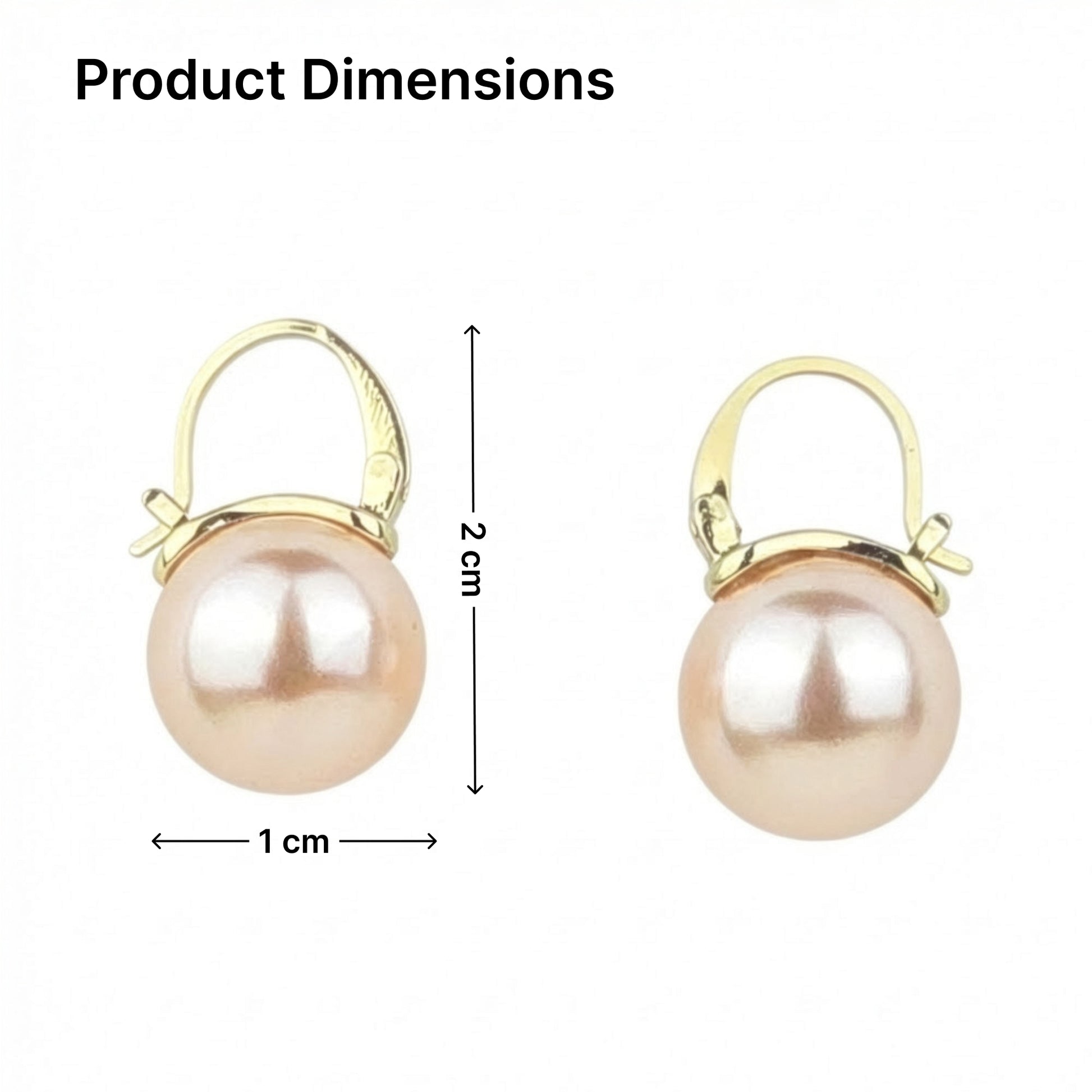 Yellow Chimes daily wear earrings - lightweight comfort