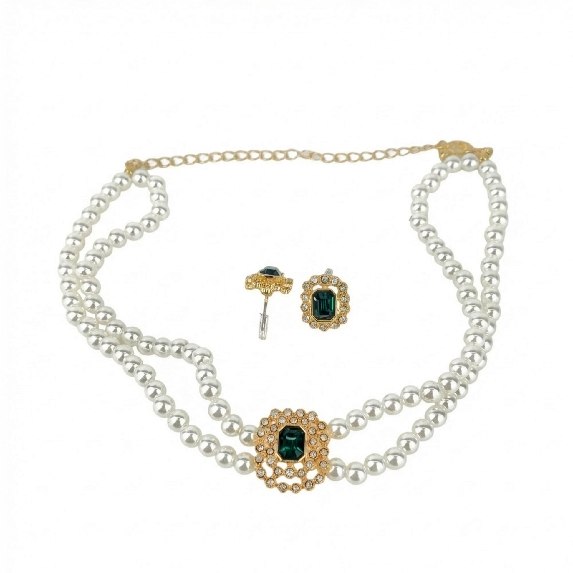 Yellow Chimes Elegant Necklace Set - Traditional events