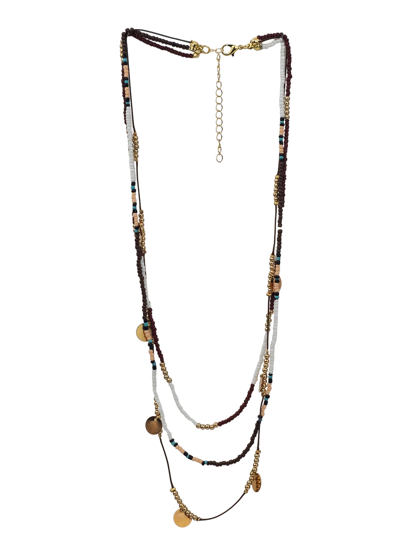 Yellow Chimes lightweight charm necklace - trendy fashion jewelry