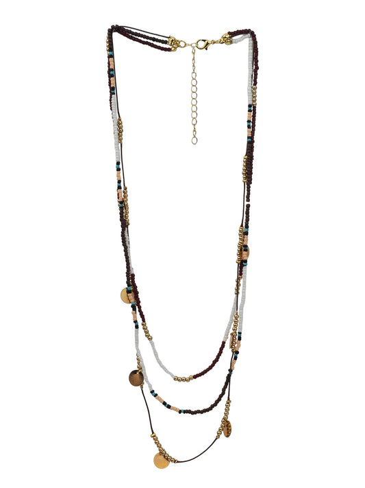 Yellow Chimes lightweight charm necklace - trendy fashion jewelry
