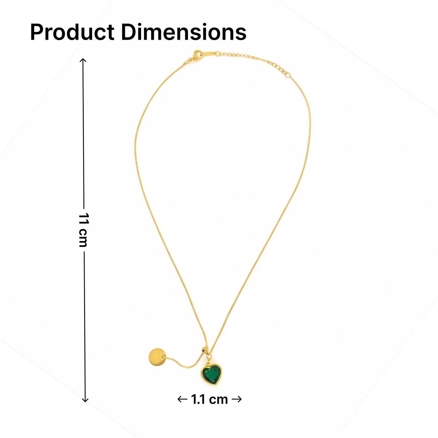 Yellow Chimes gold plated necklace - versatile casual wear