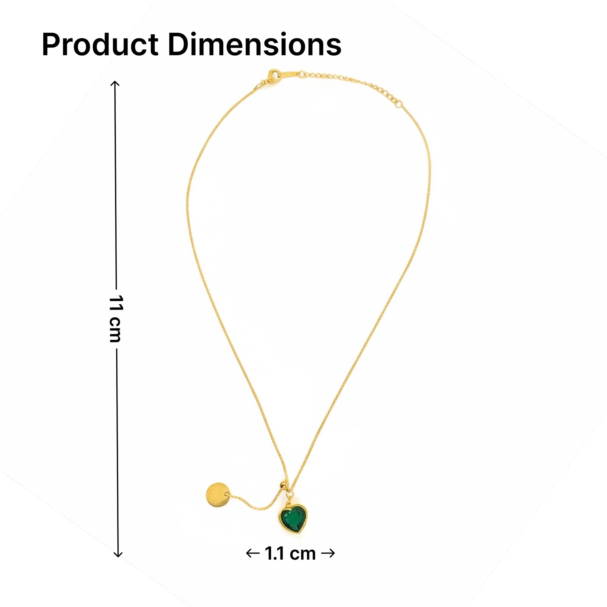Yellow Chimes gold plated necklace - versatile casual wear