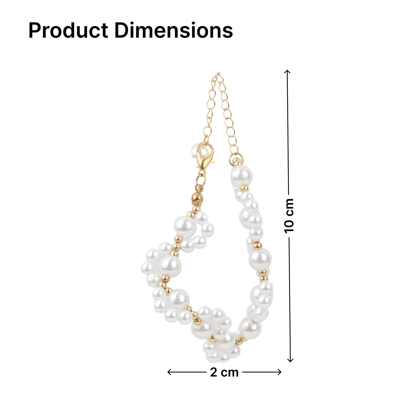Yellow Chimes pearl bracelet - perfect for party styling