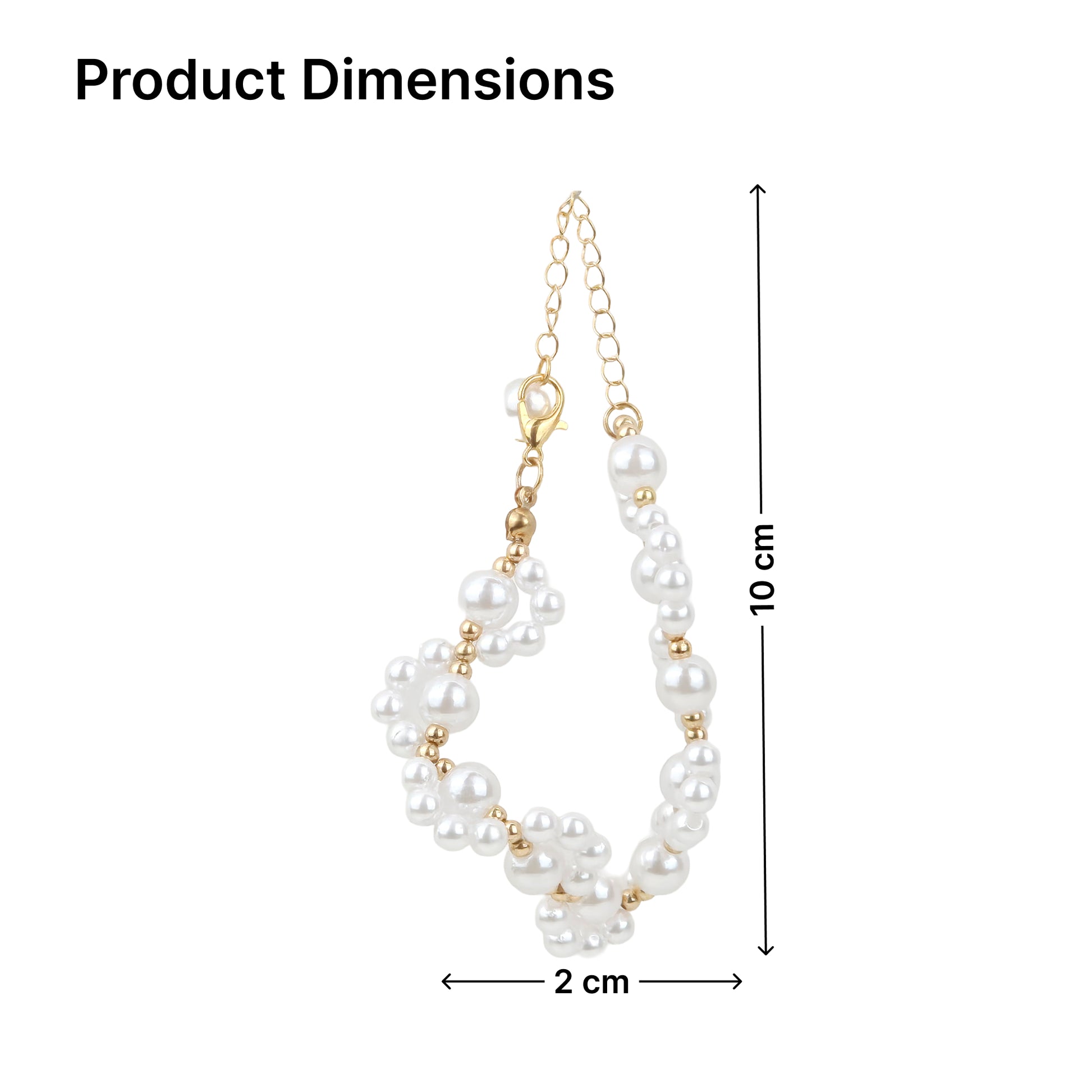 Yellow Chimes pearl bracelet - perfect for party styling