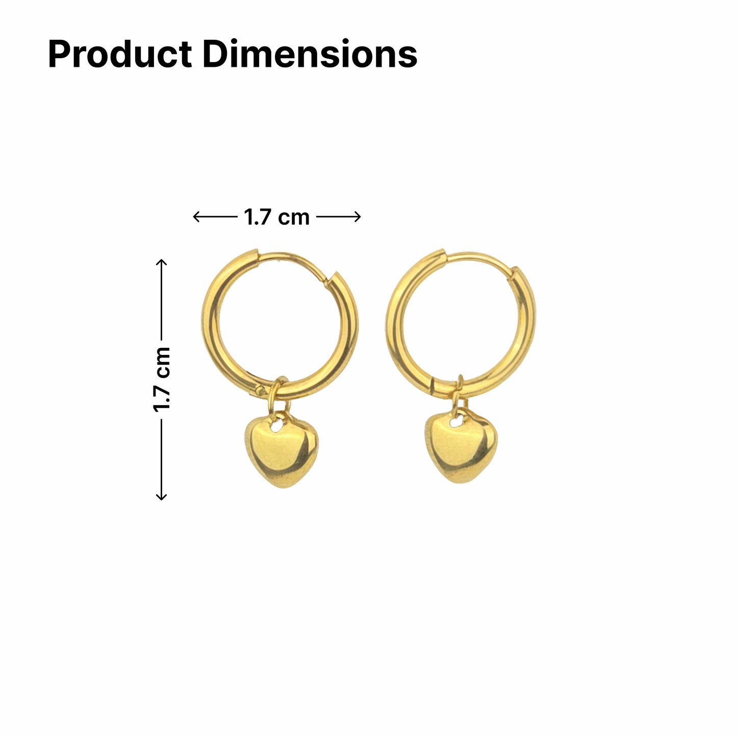 Yellow Chimes minimal hoop earrings - casual outing glam