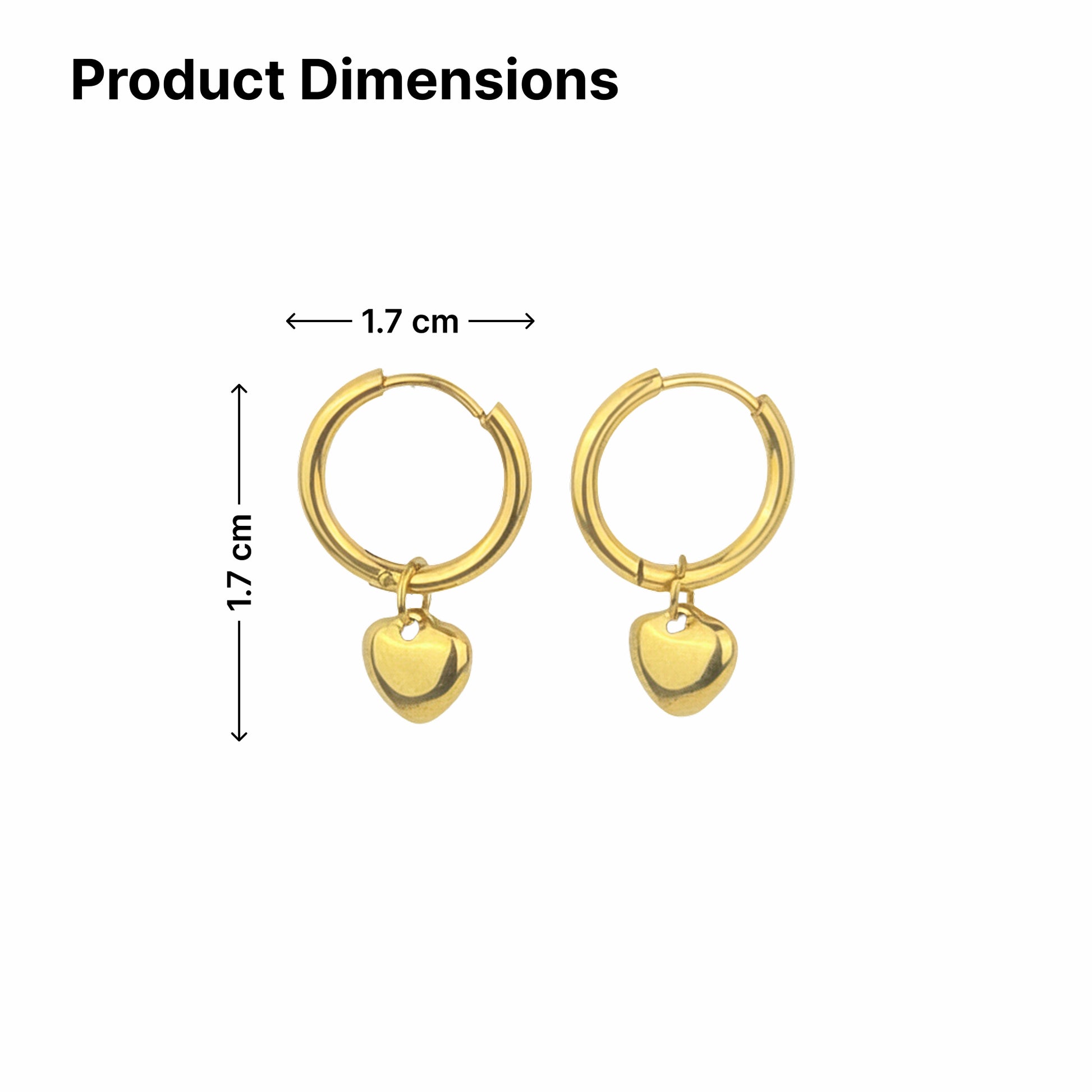 Yellow Chimes minimal hoop earrings - casual outing glam