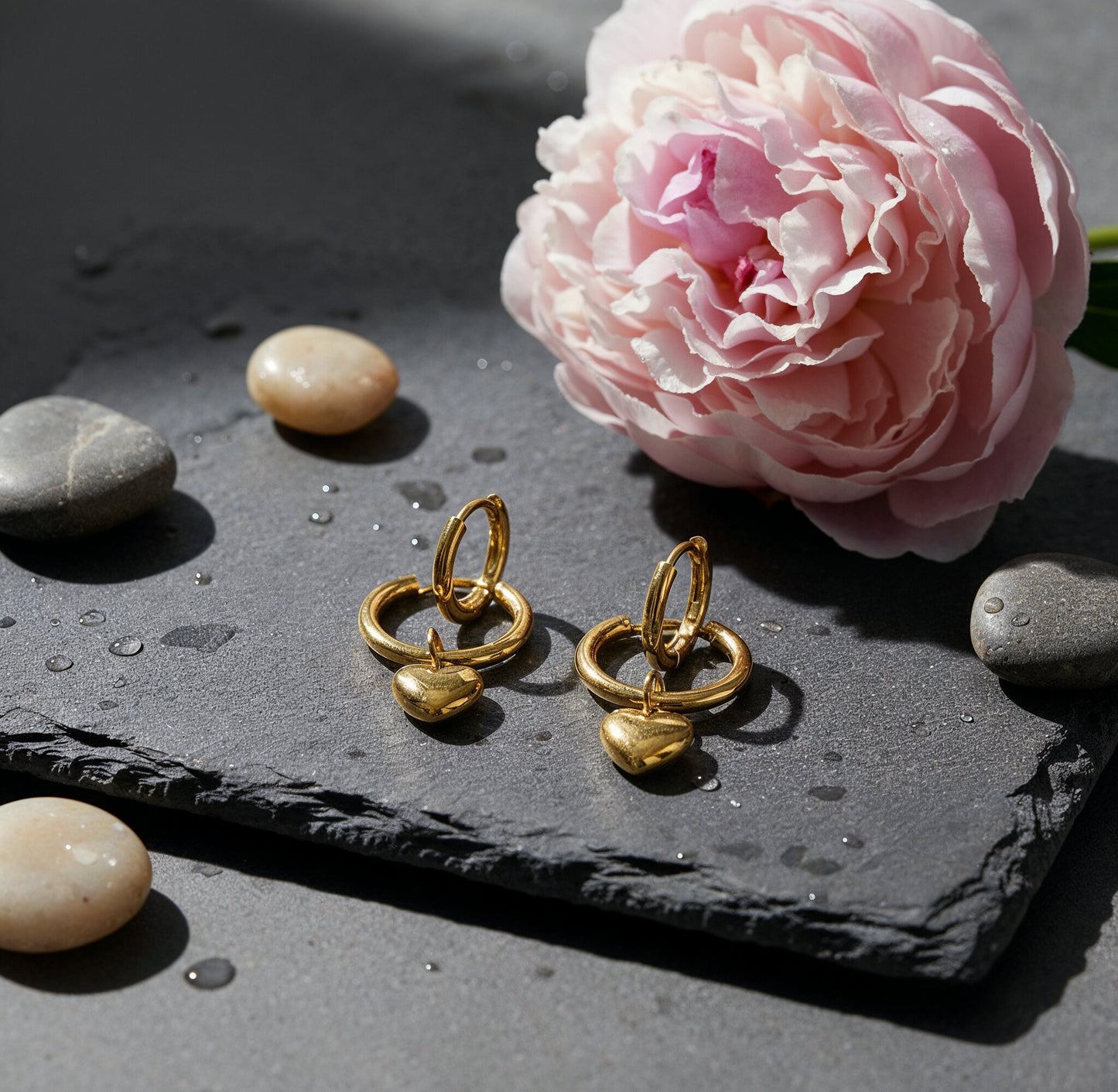 Yellow Chimes stylish dangle earrings - office outfit accessory