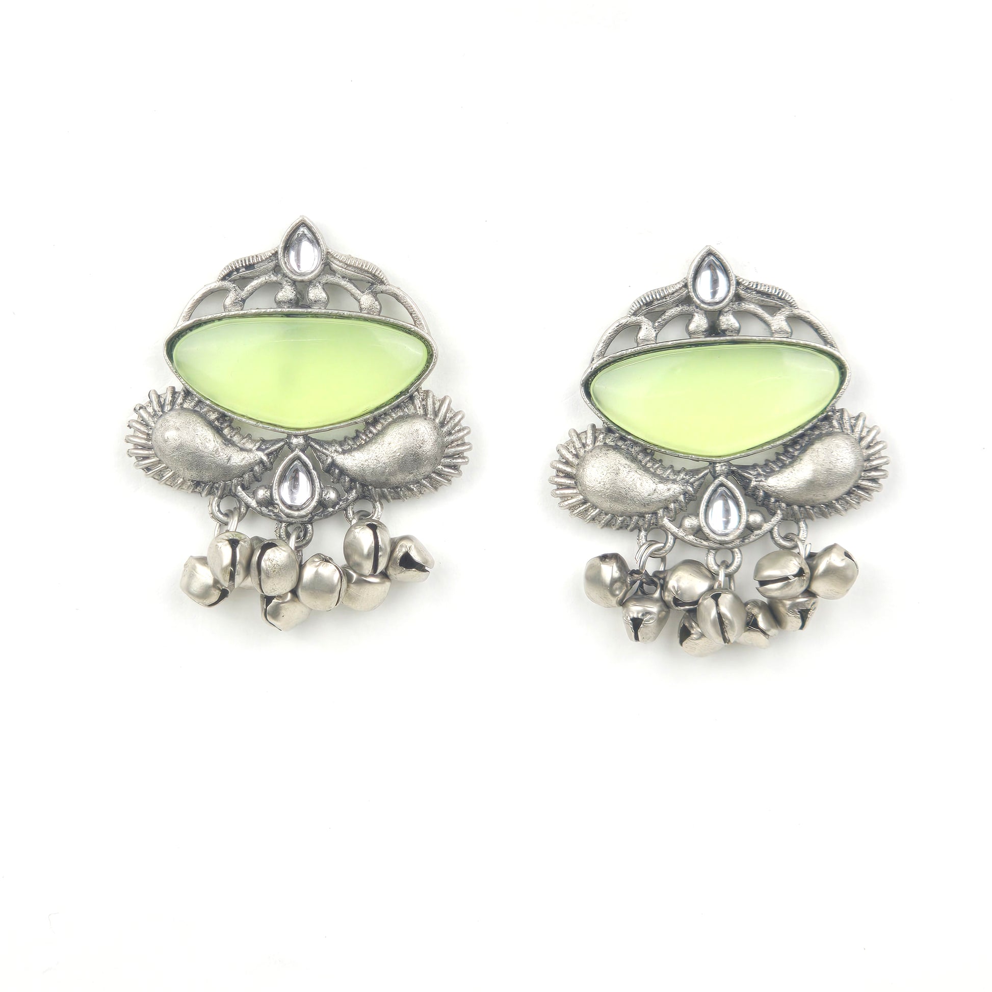 Yellow Chimes handcrafted earrings - cultural events