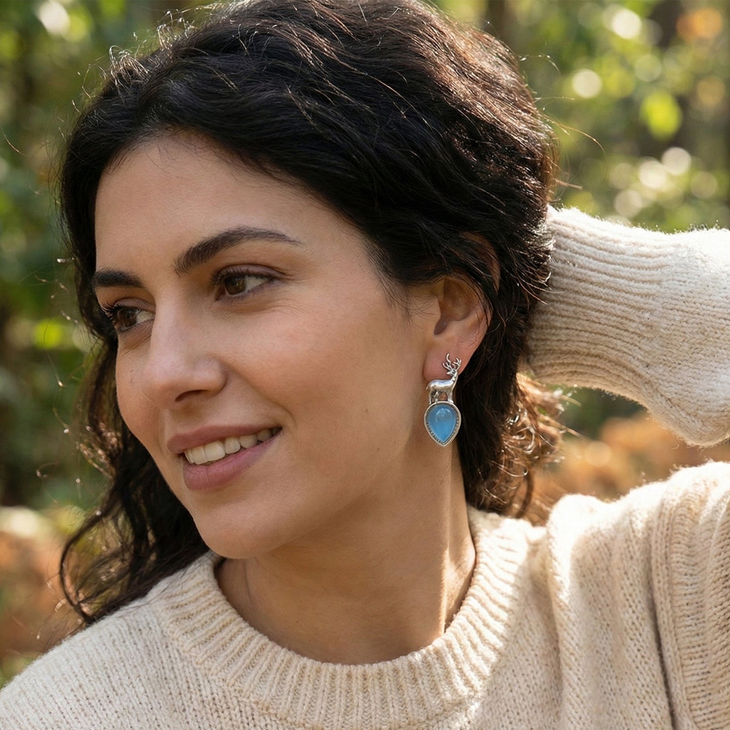 Yellow Chimes Oxidised Earrings - Elegant accessory for cultural events