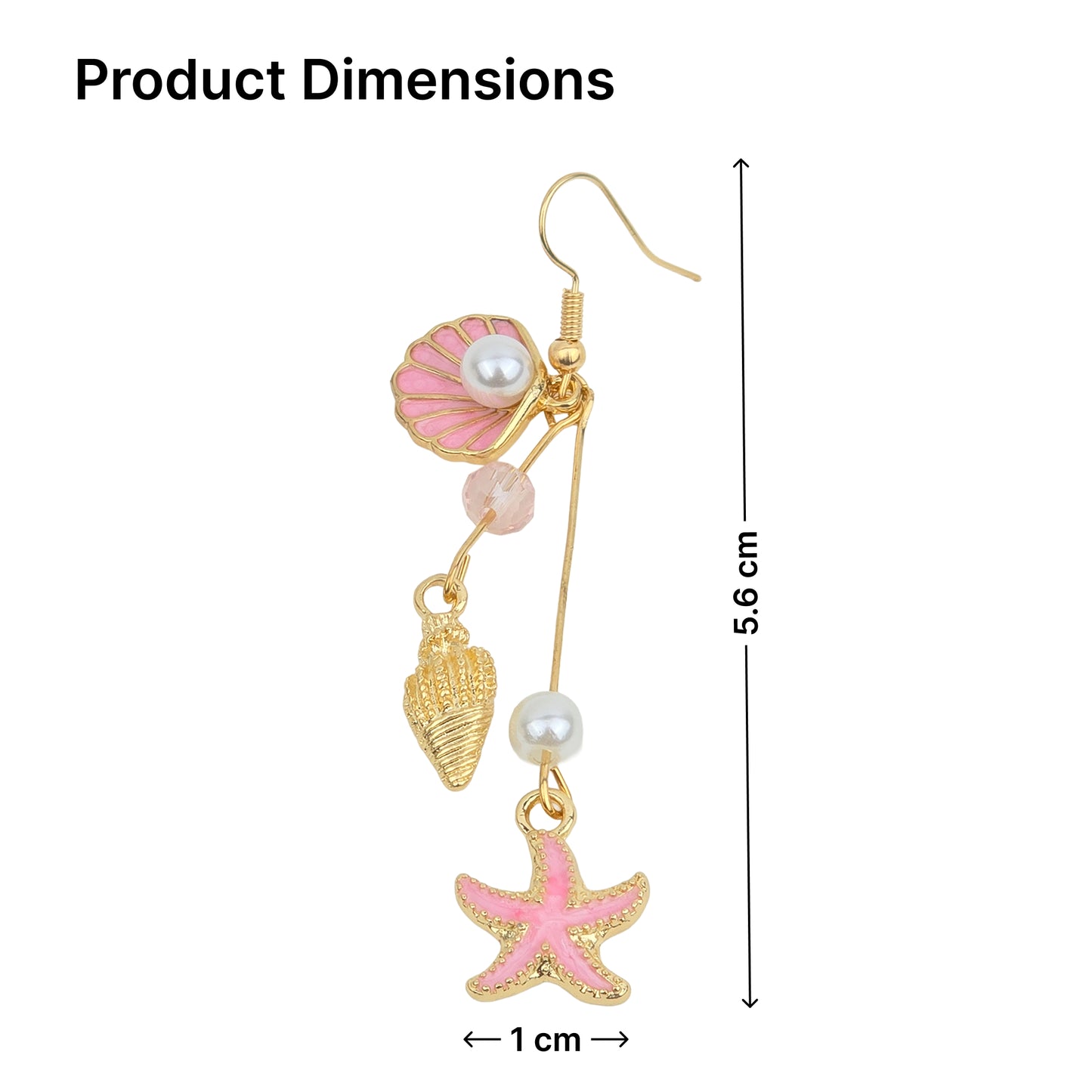 Yellow Chimes pearl charm earrings - perfect gift for women