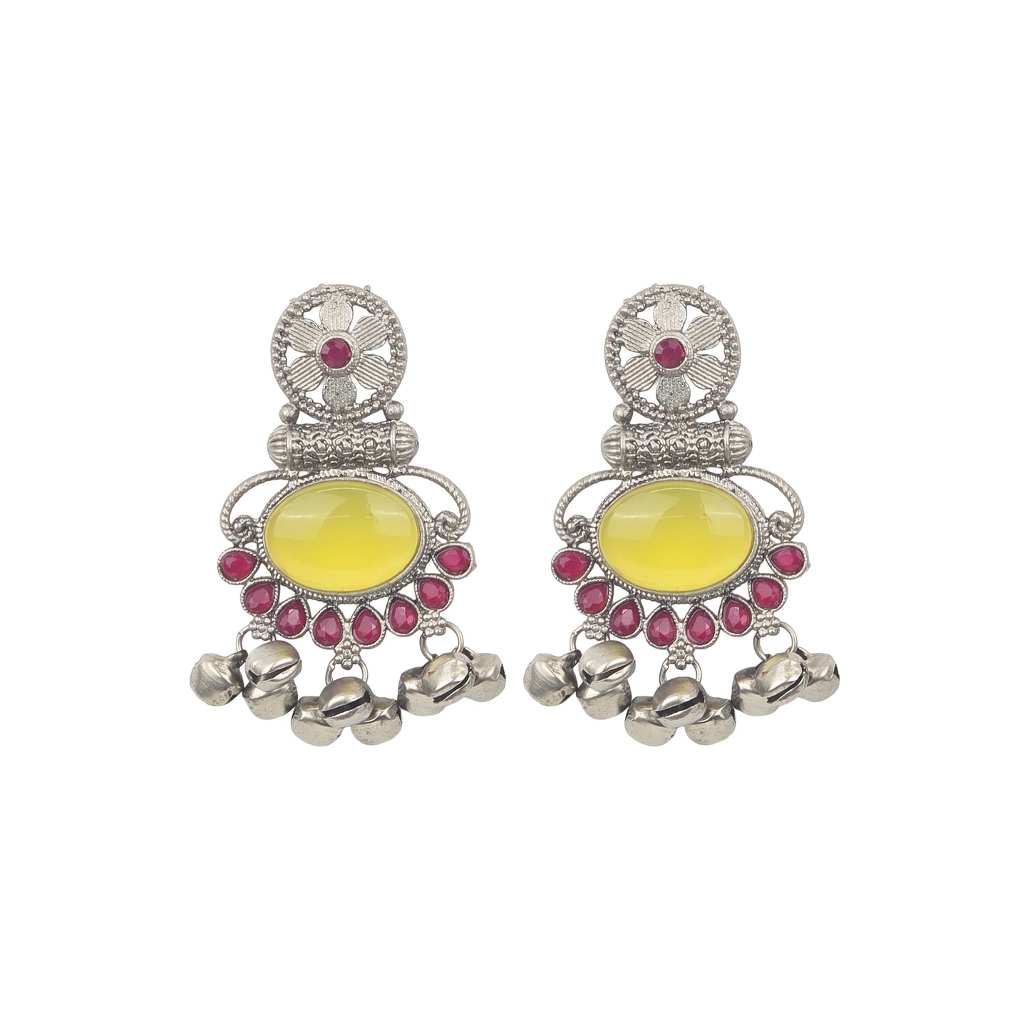 Yellow Chimes elegant earrings - for women’s fashion