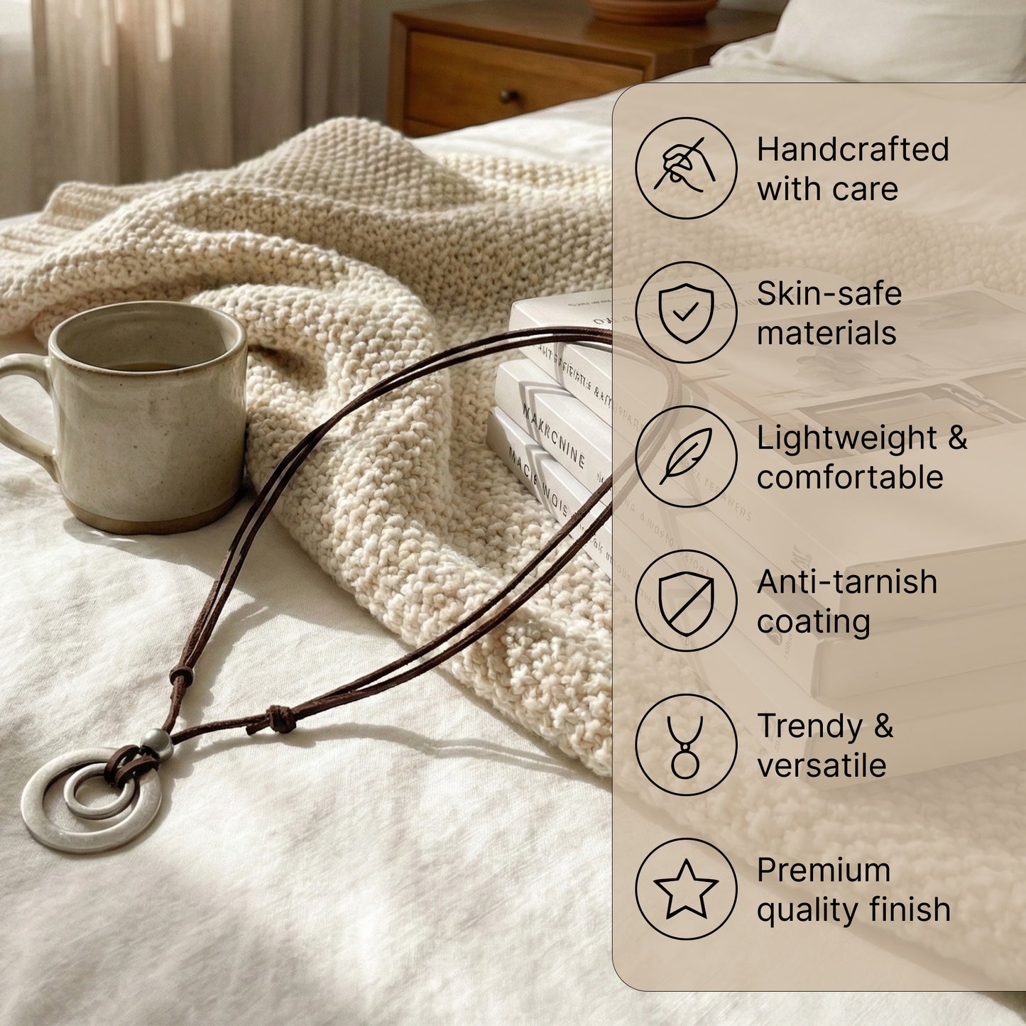 Yellow Chimes Circle Charm Necklace - Everyday casual wear