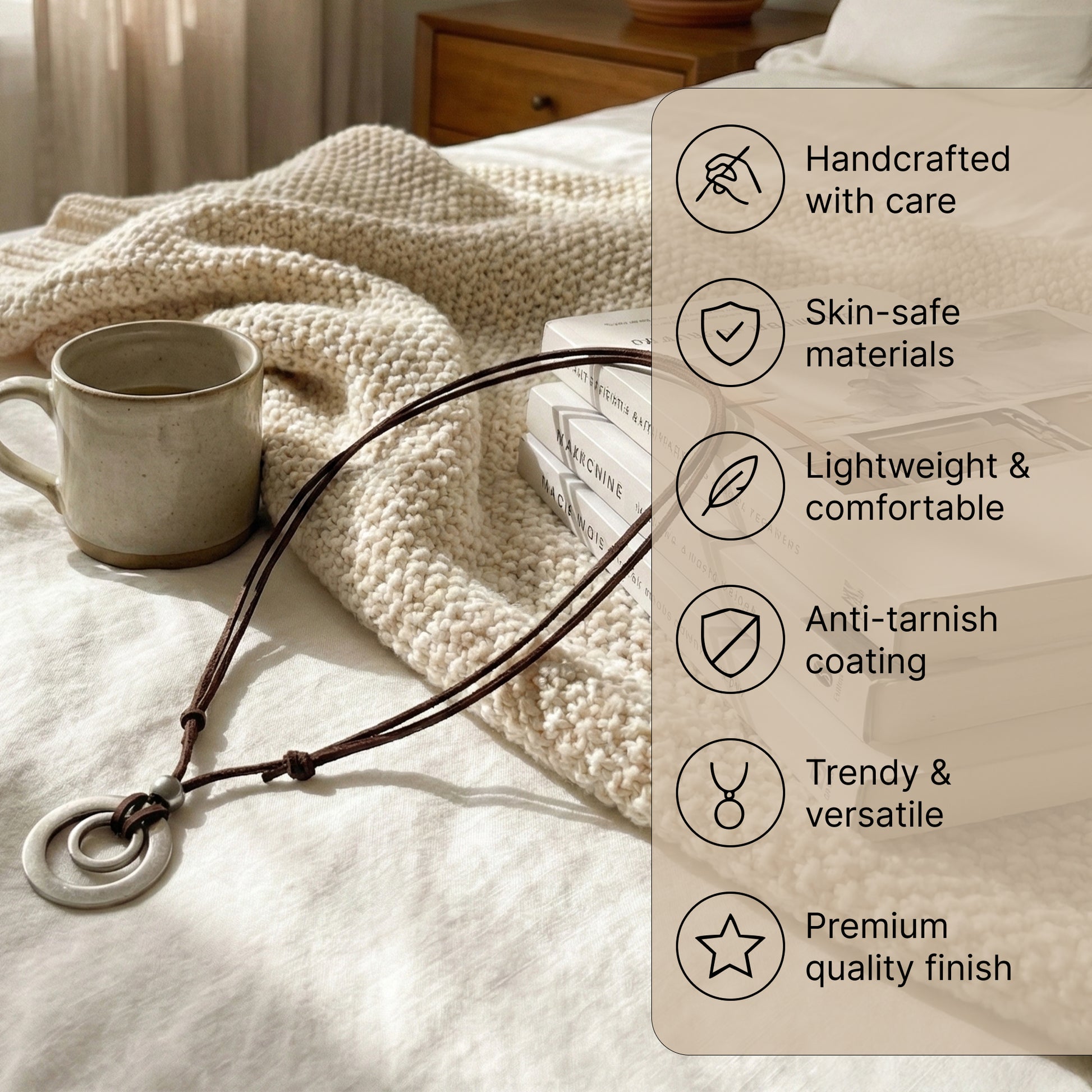 Yellow Chimes Circle Charm Necklace - Everyday casual wear