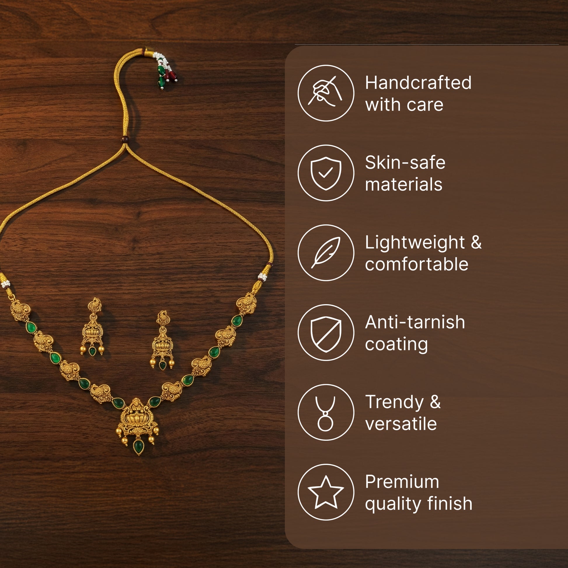 Yellow Chimes goddess motif set - wedding celebrations