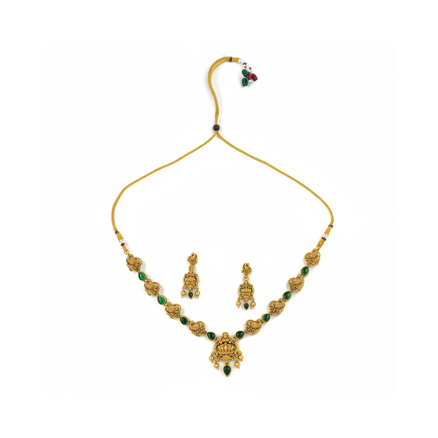 Yellow Chimes gold plated necklace - gift for women