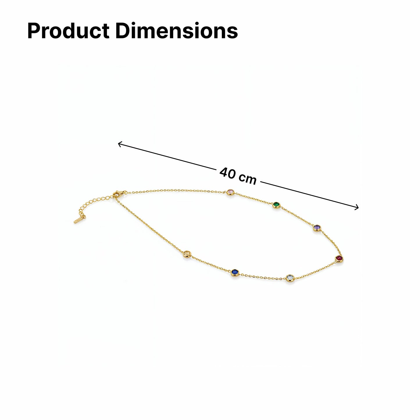 Yellow Chimes multicolor station necklace - casual outing accessory