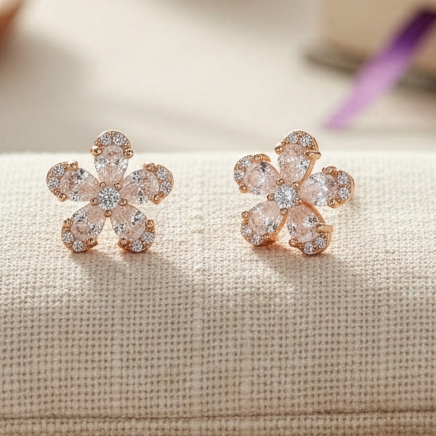 Yellow Chimes zircon earrings - Comfortable for all day wear