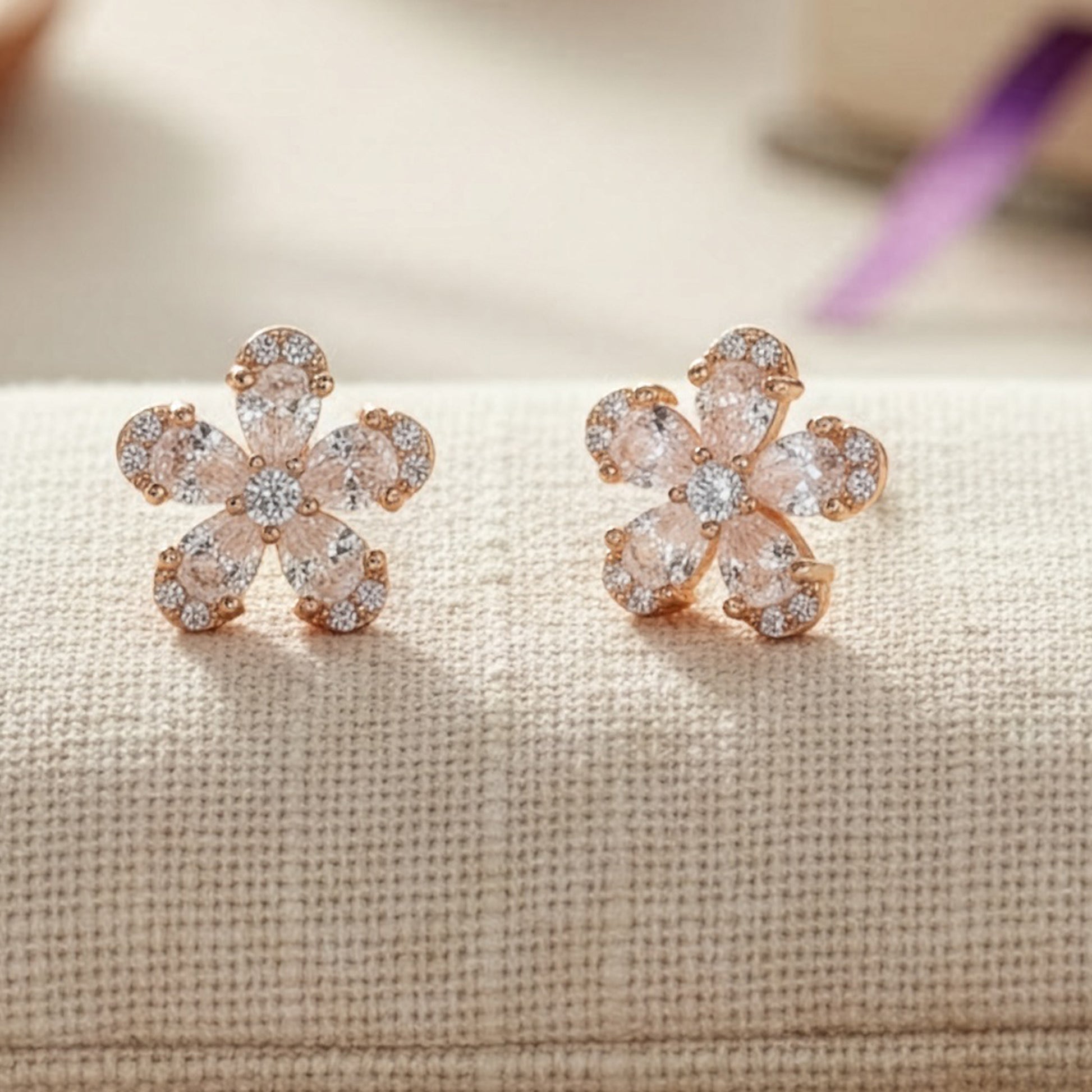 Yellow Chimes zircon earrings - Comfortable for all day wear