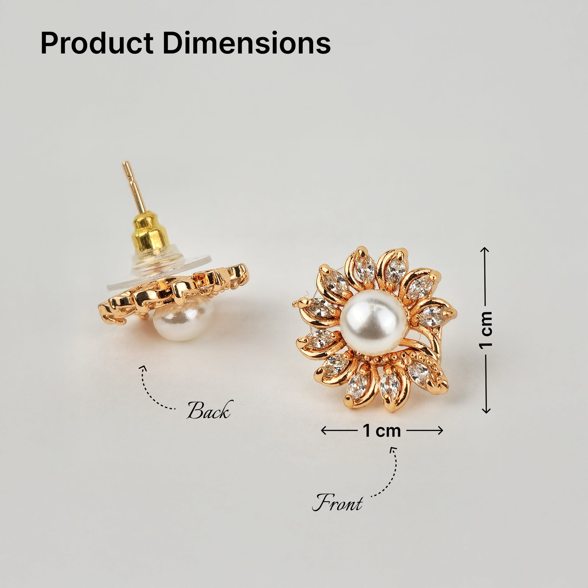 Yellow Chimes floral earrings - everyday stylish accessory