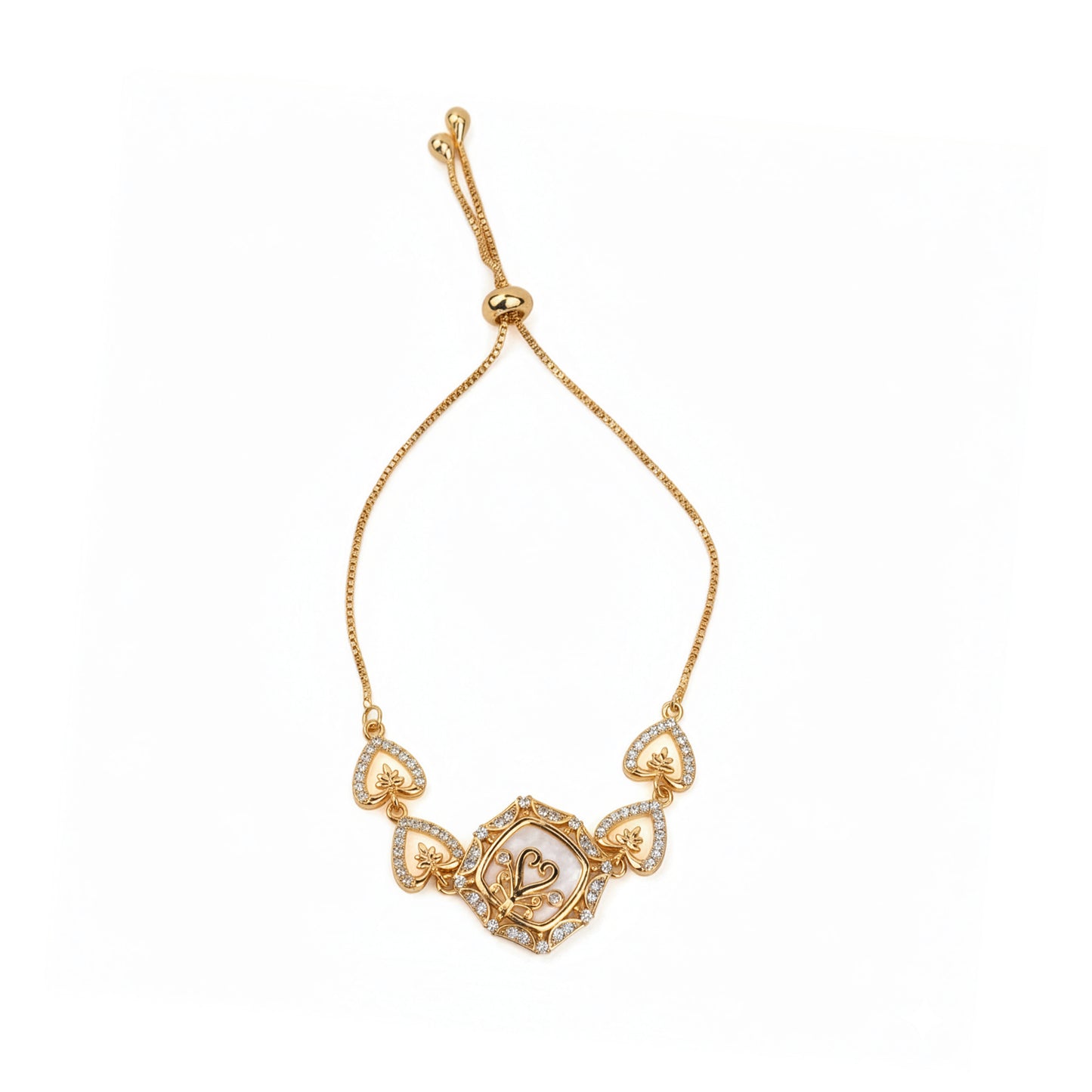 Yellow Chimes floral bracelet - thoughtful gift for women