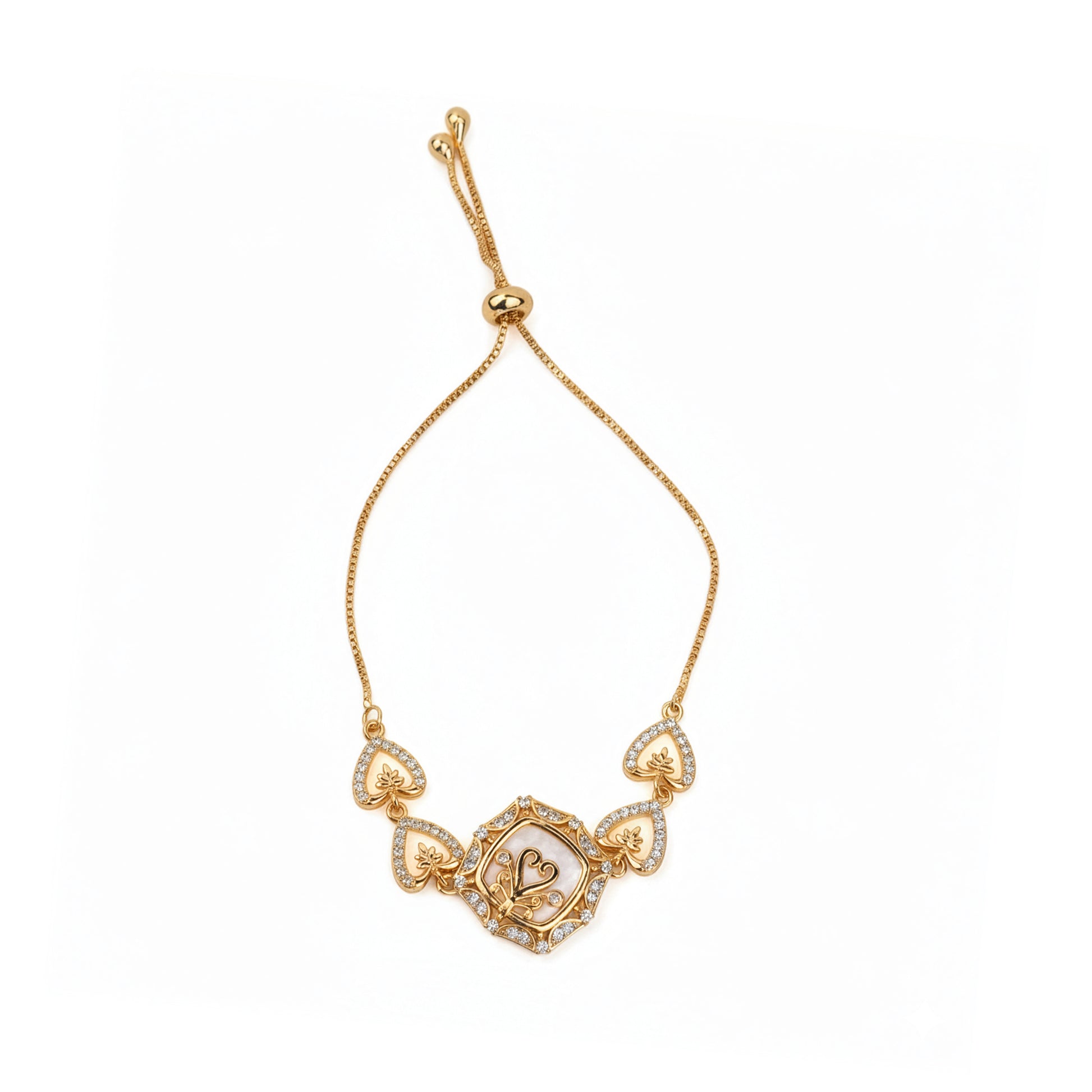 Yellow Chimes floral bracelet - thoughtful gift for women