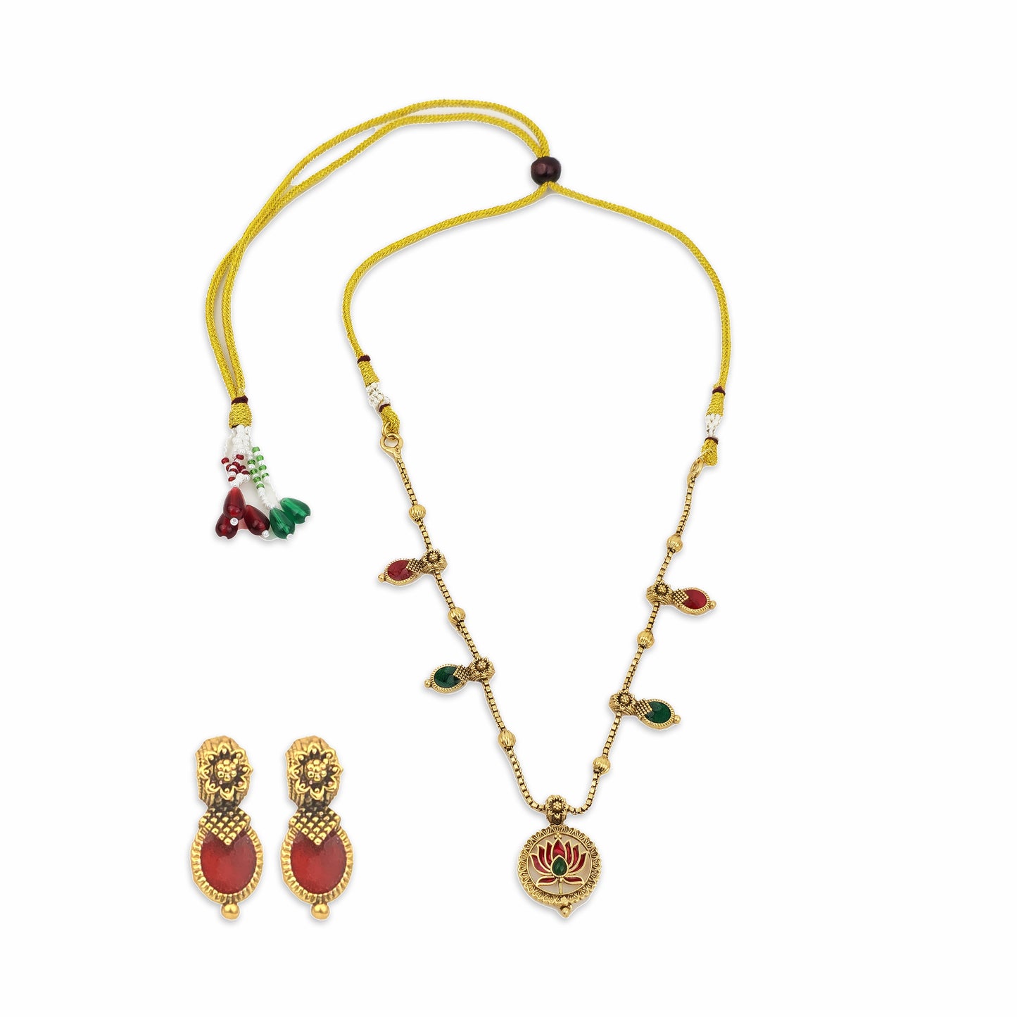 Yellow Chimes women's jewellery set - anniversary gift