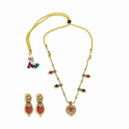 Yellow Chimes women's jewellery set - anniversary gift