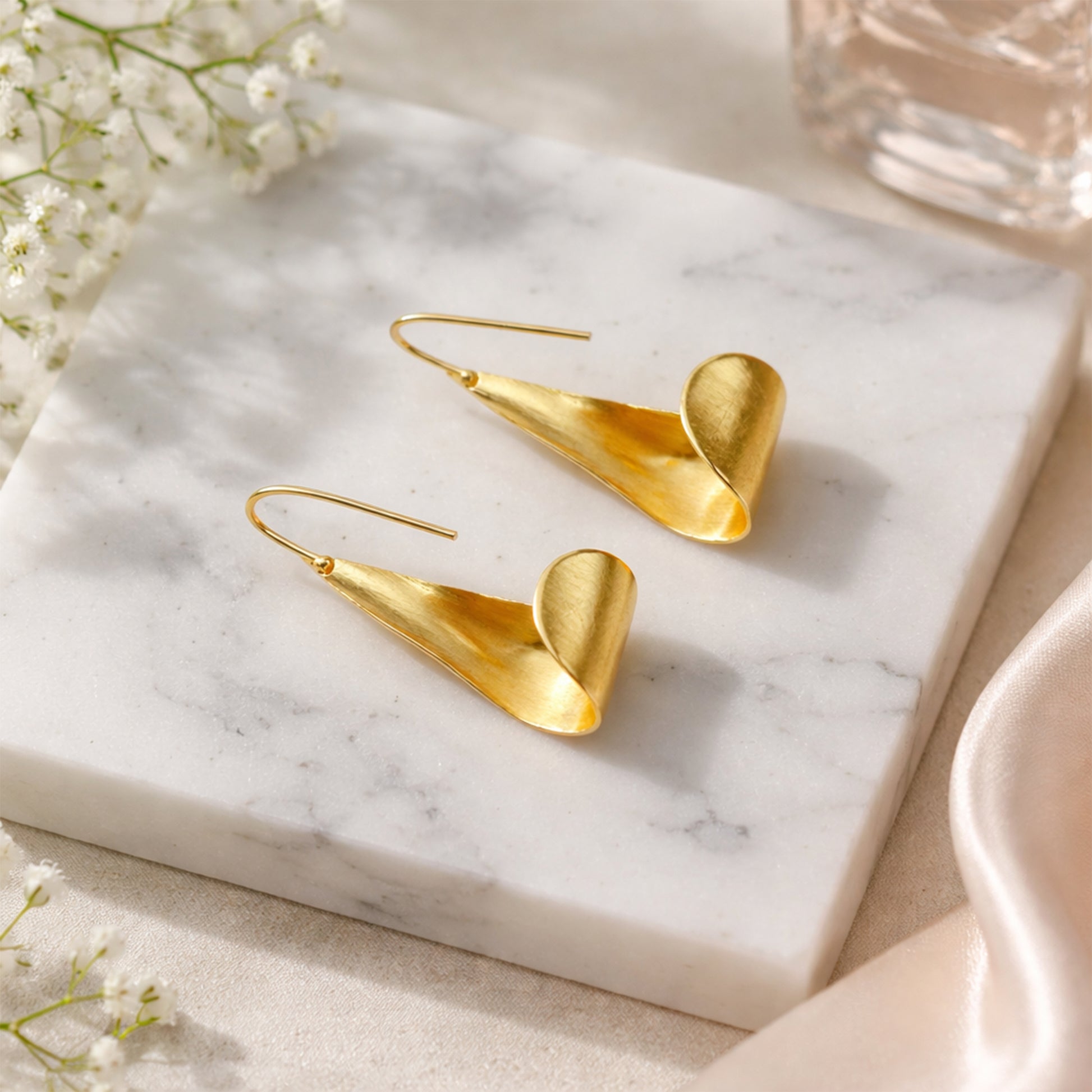 Yellow Chimes modern earrings - brunch events